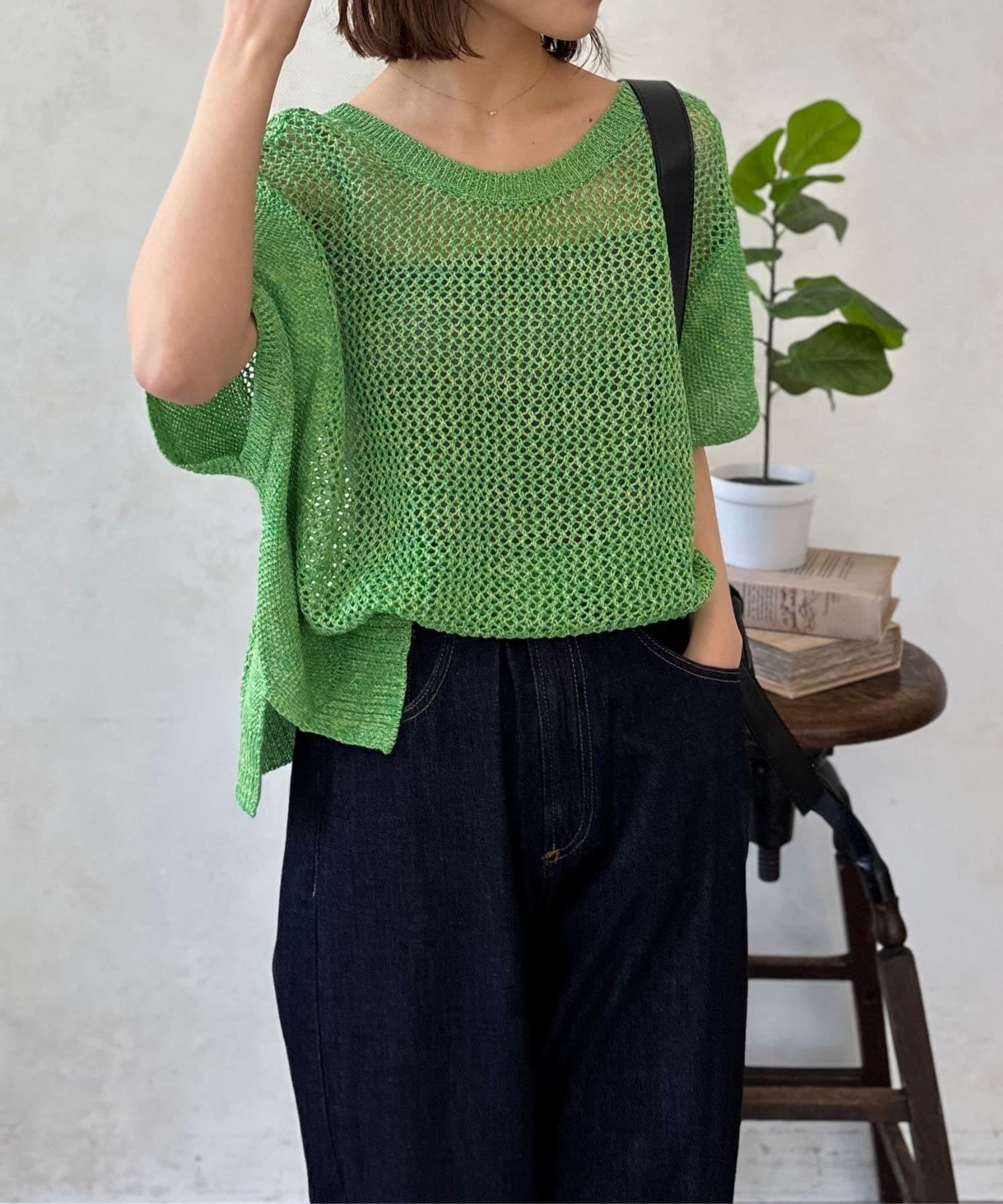 LOCUST(ローカスト) 【2WAY】メッシュカーディガン