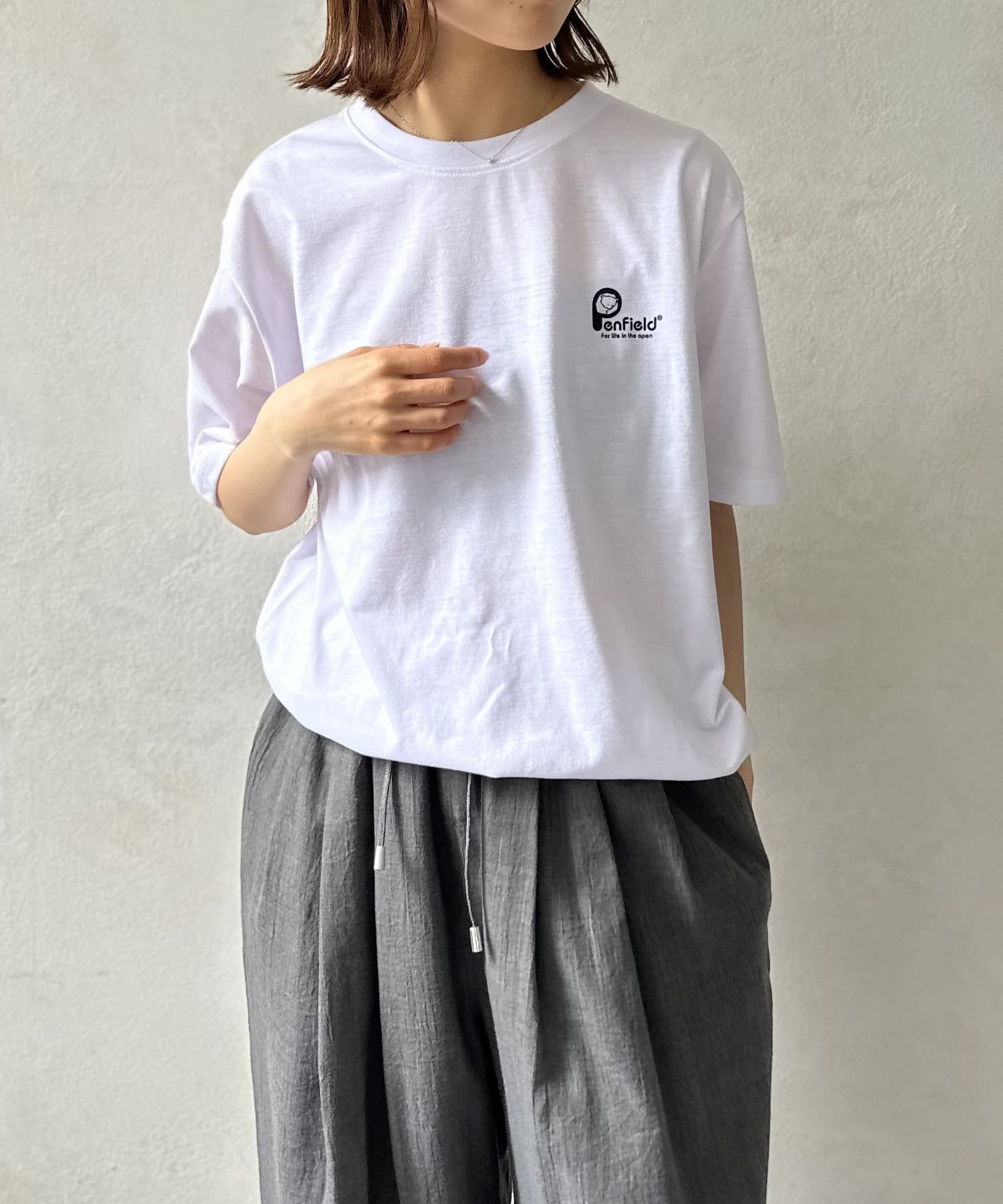 LOCUST(ローカスト) 【ユニセックス】【PENFIELD】 防蚊スクエアロゴT