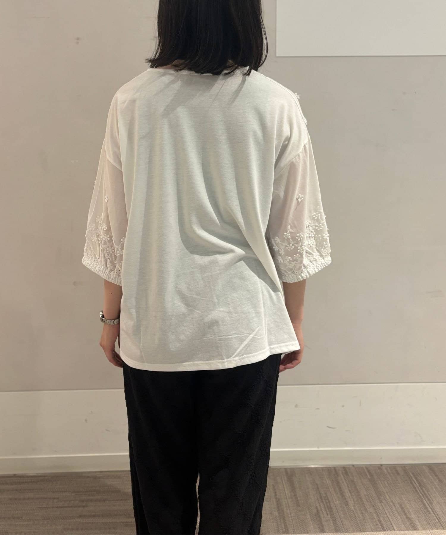 LOCUST(ローカスト) D刺繍布帛＋カットソー