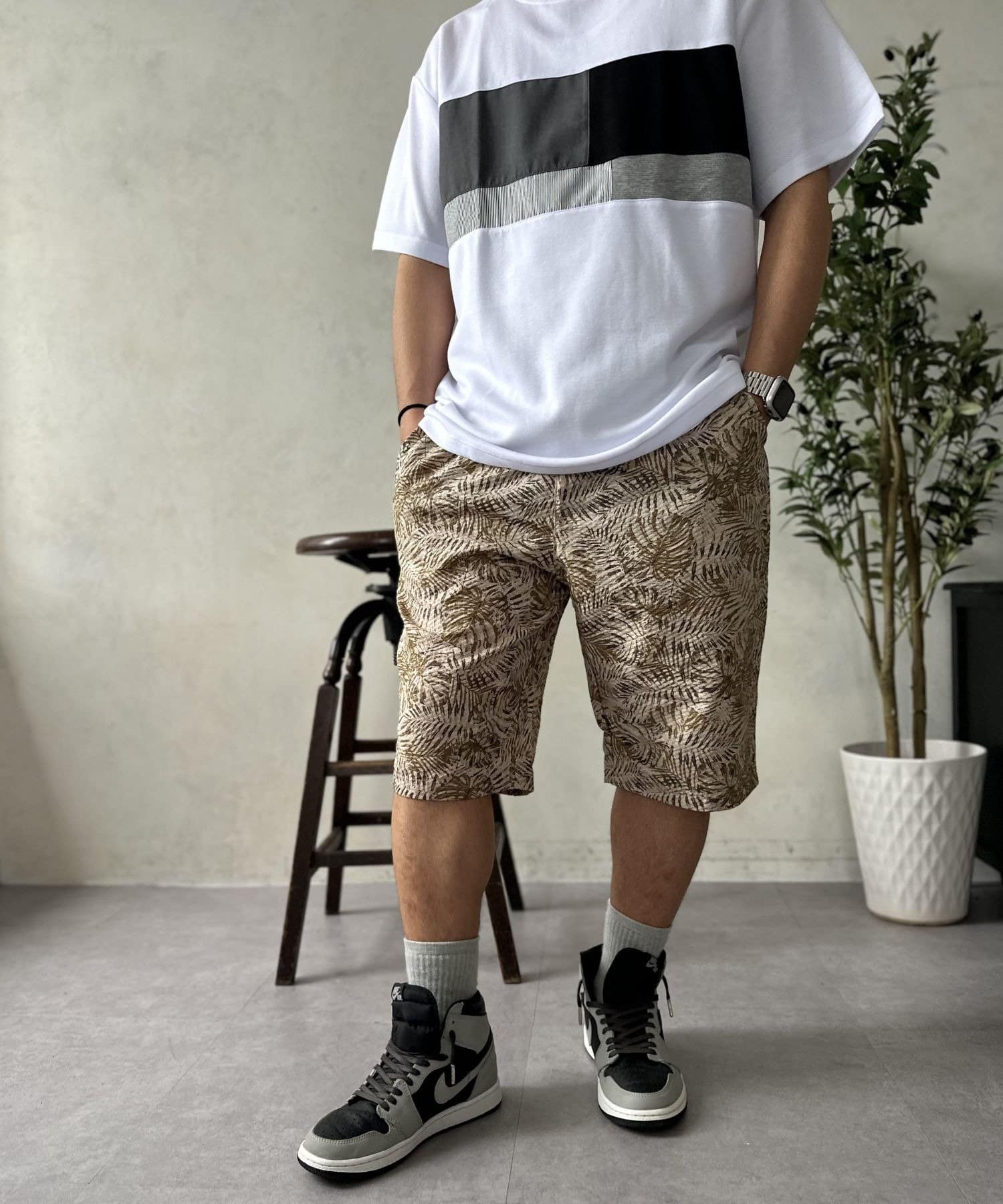 LOCUST(ローカスト) ライトリップルショーツ