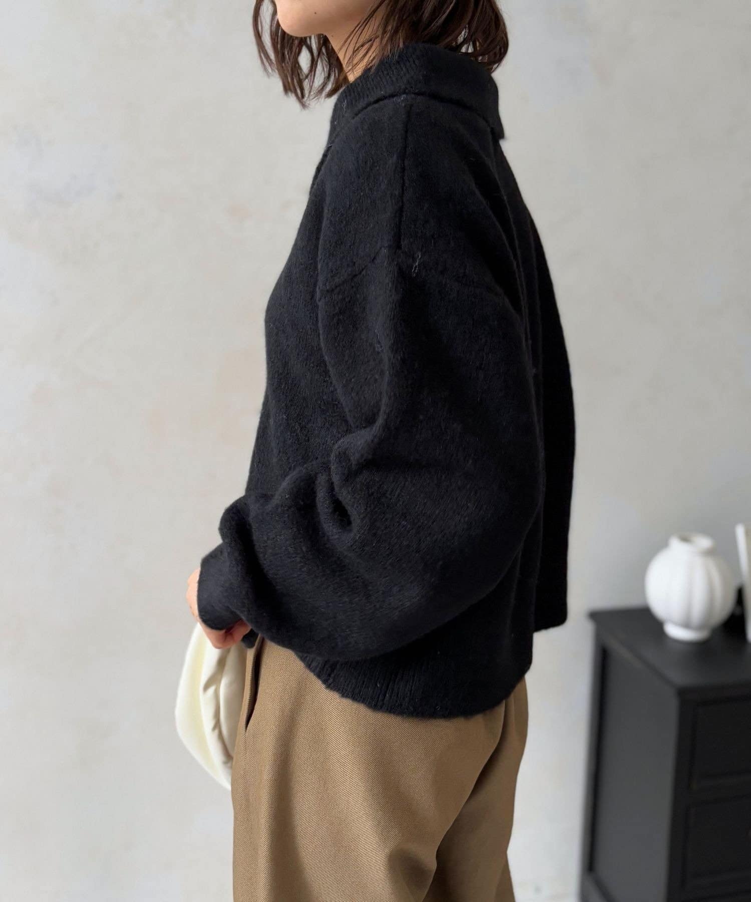 LOCUST(ローカスト) 【大人かわいい】ポロカーディガン