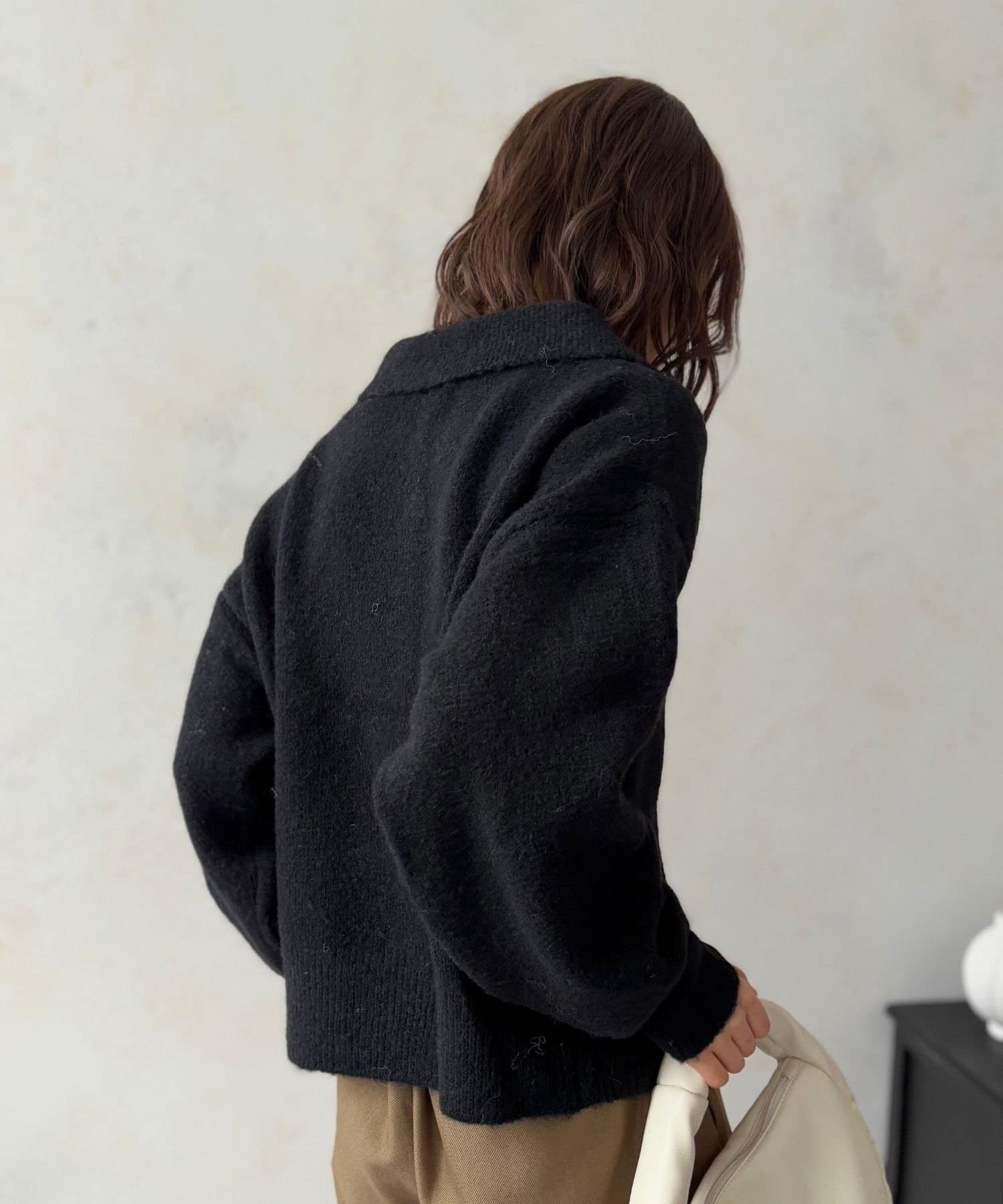 LOCUST(ローカスト) 【大人かわいい】ポロカーディガン