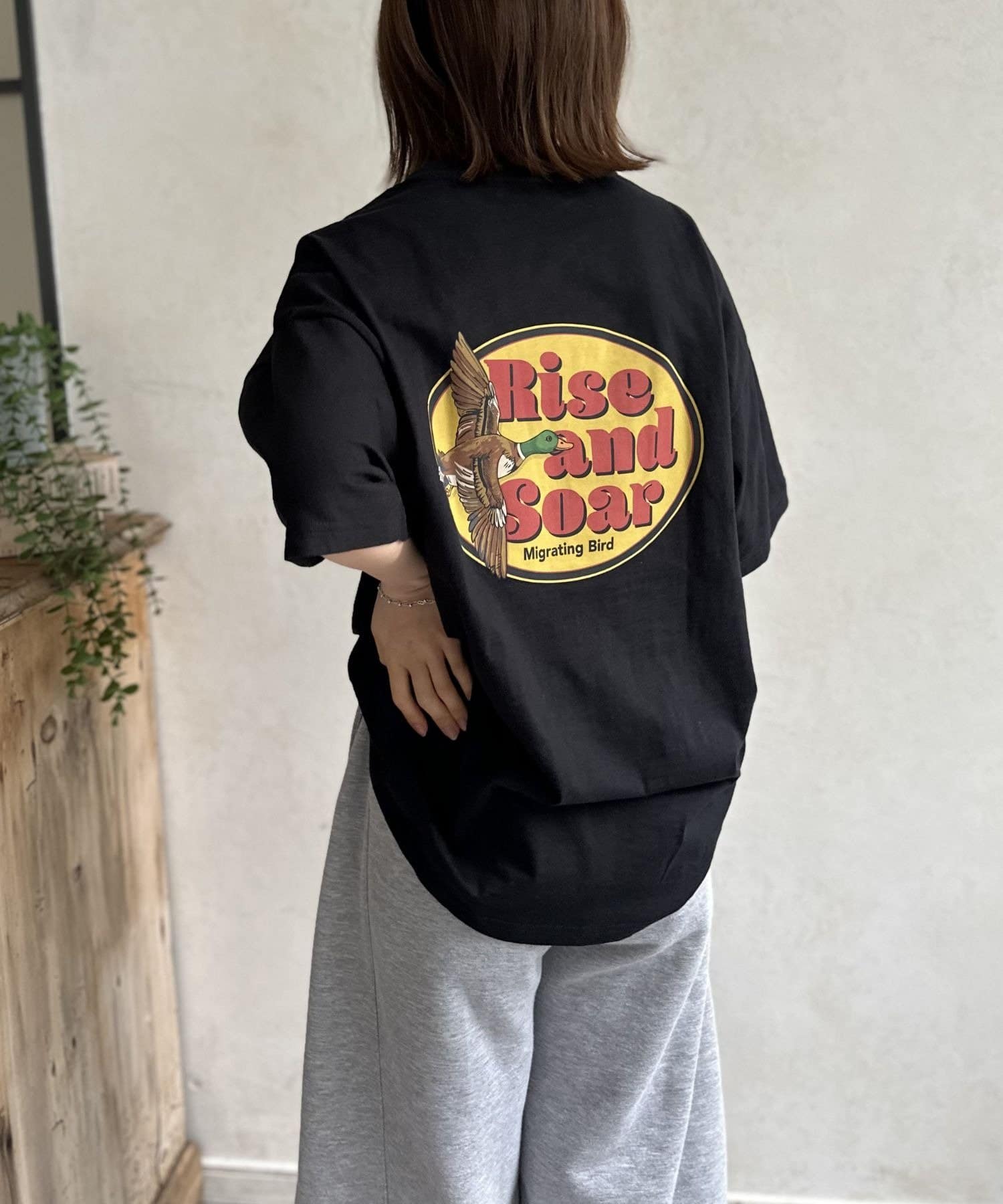 LOCUST(ローカスト) 【ユニセックス】【接触冷感】スラブ天竺トリプリントT