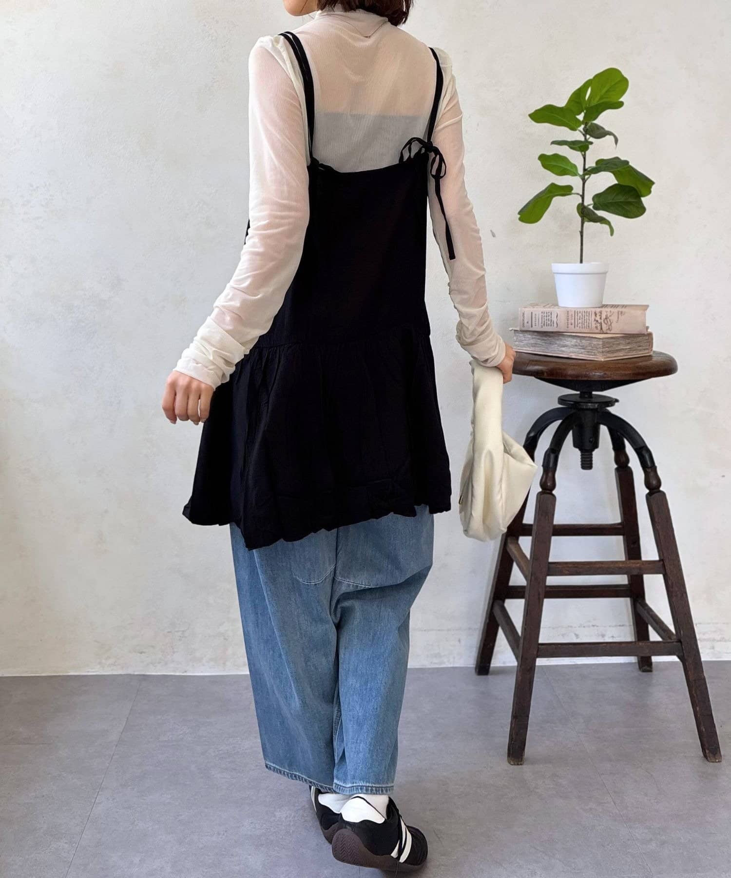 LOCUST(ローカスト) 【着回し力抜群】ペプラムバルーンミニワンピース