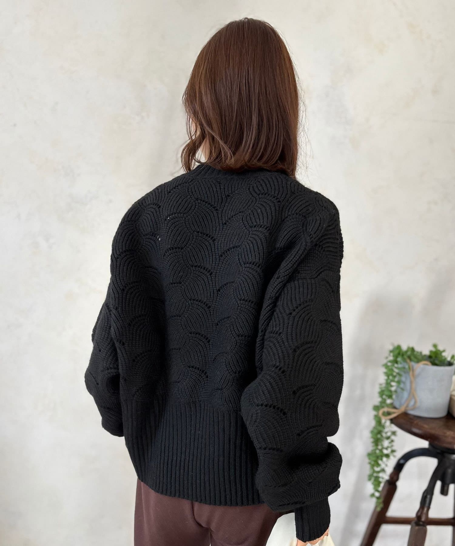 LOCUST(ローカスト) 【着映え 】柄編みニット