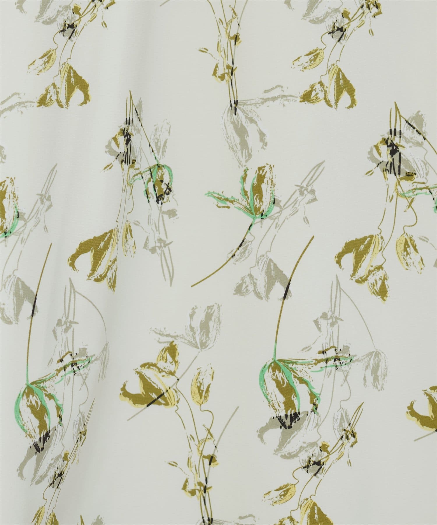 NICE CLAUP / OLIVE des OLIVE OUTLET(ナイスクラップ  / オリーブ デ オリーブ アウトレット) 【natural couture】アートフラワーハイウエストフレアスカート