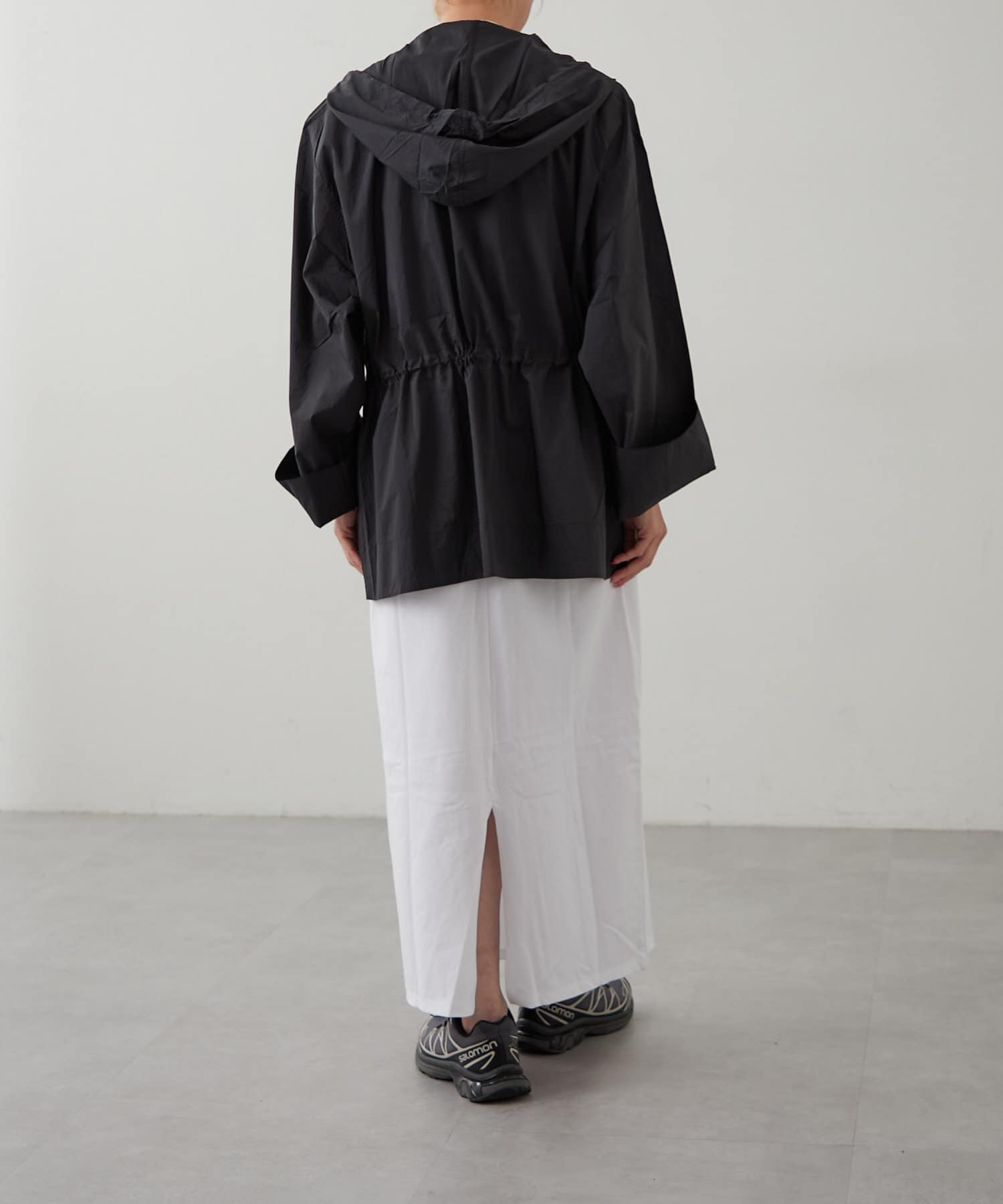 OUTLET(アウトレット) 【earthy_】シアーナイロンジップブルゾン