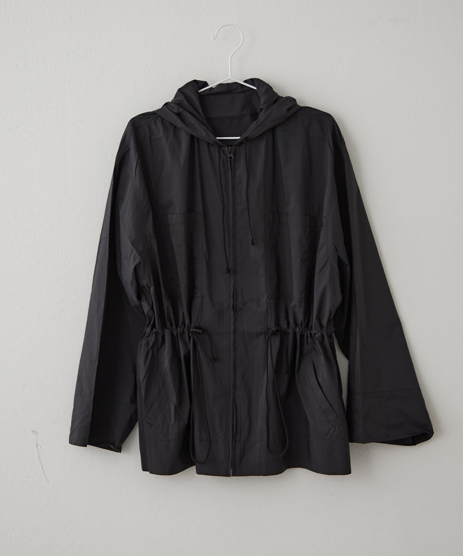 OUTLET(アウトレット) 【earthy_】シアーナイロンジップブルゾン