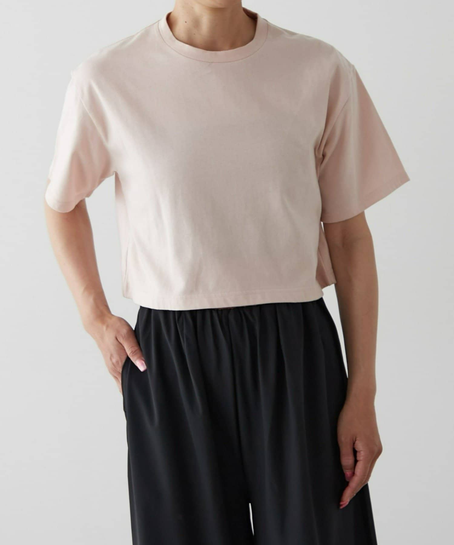 OUTLET(アウトレット) 【earthy_】ワイドショートTシャツ