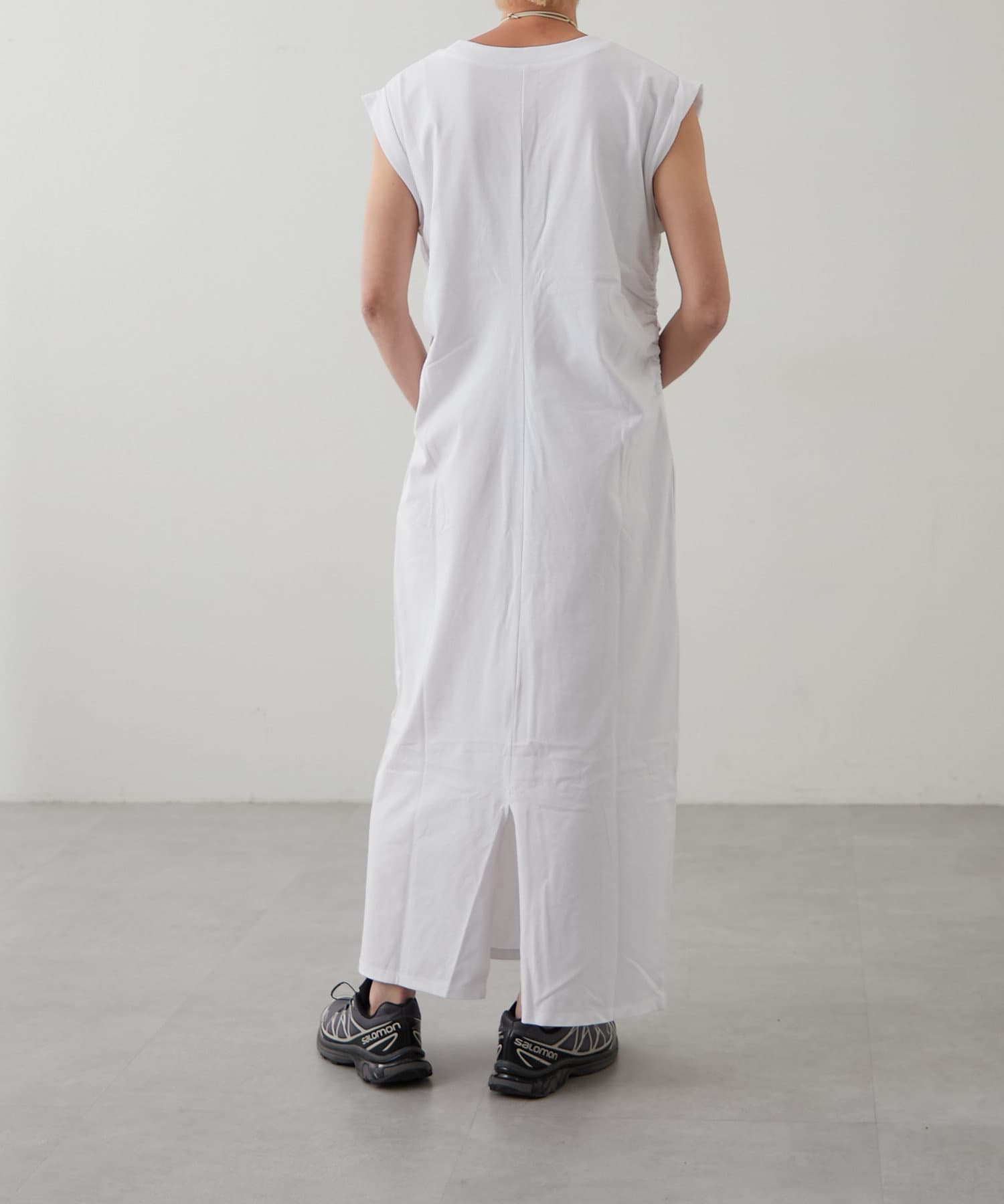 OUTLET(アウトレット) 【earthy_】オーガニックコットンシャーリングワンピース