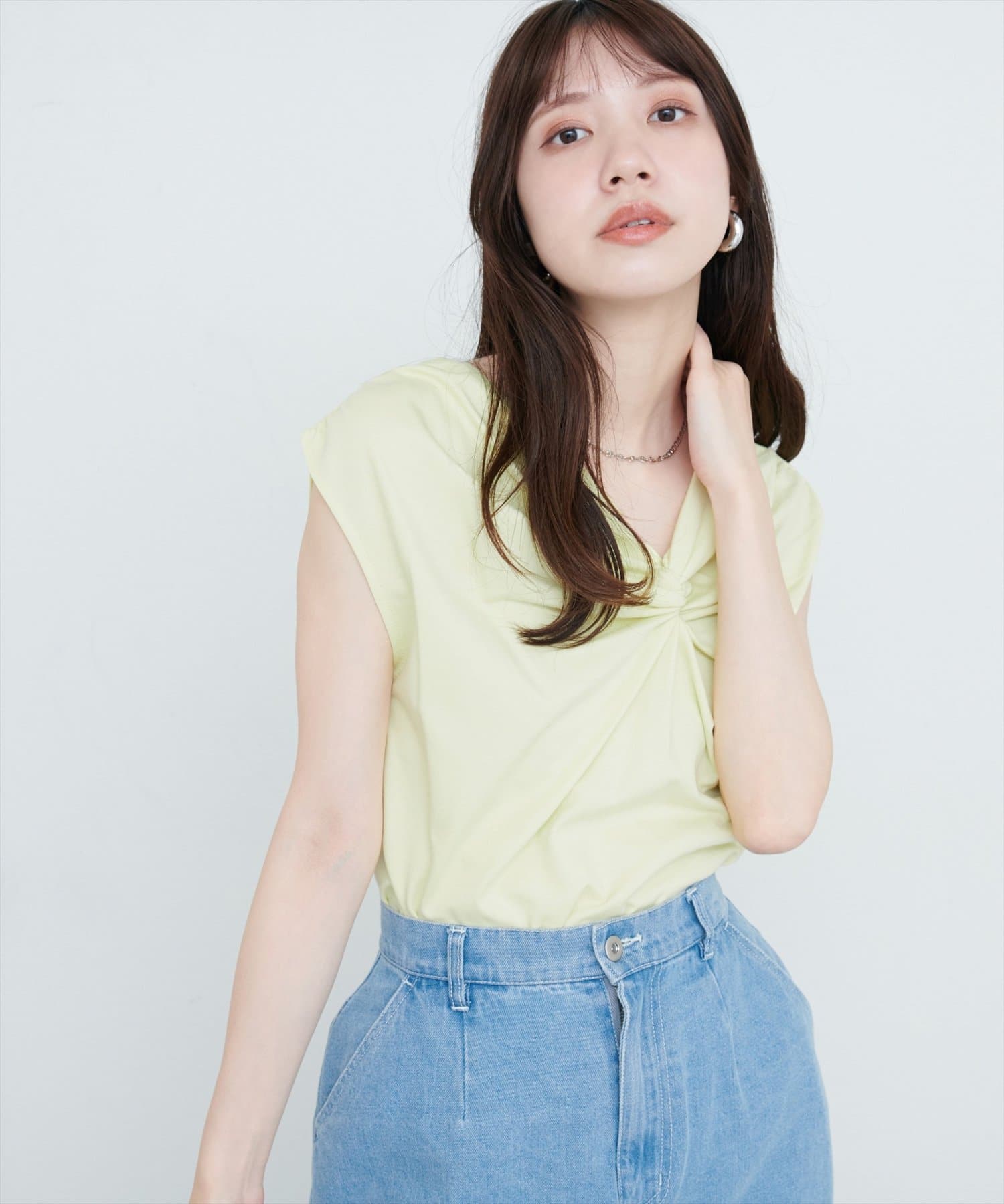 【2025SS natural couture】※サイズのMサイズはノースリデザインです。＜sherbet line＞Lightweight and perfect to wear on hot su