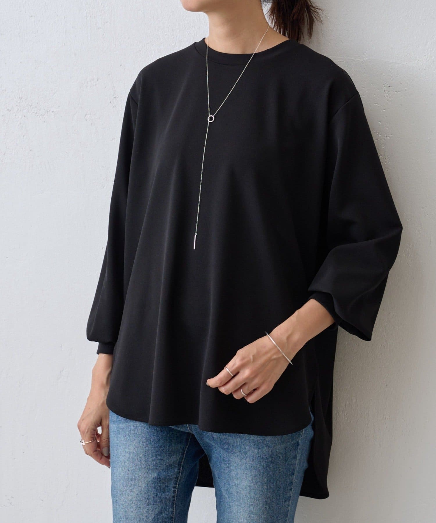 ビアズリー　Tブラウス　ロイヤルブルー BEARDSLEY tシャツ Tブラウス「2サイズ展開」 レディース