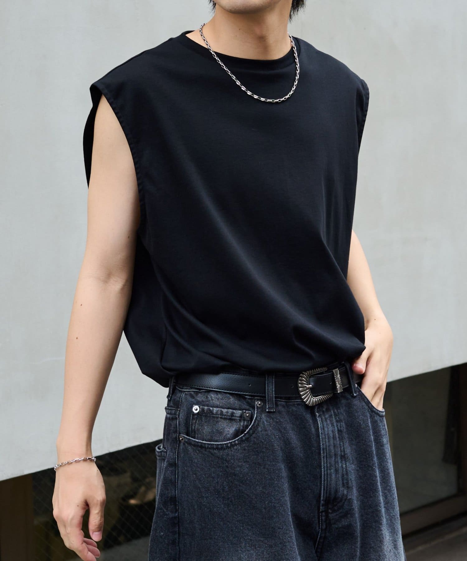 アイテム：【GEMINI】レイヤードノースリーブ　２枚１セット 完売品 GEMINI】レイヤードノースリニット | Whim Gazette(ウィム ガゼット