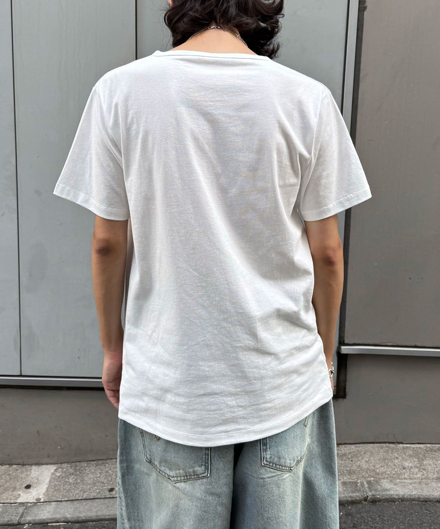 CIAOPANIC(チャオパニック) ワイドUネックTシャツ
