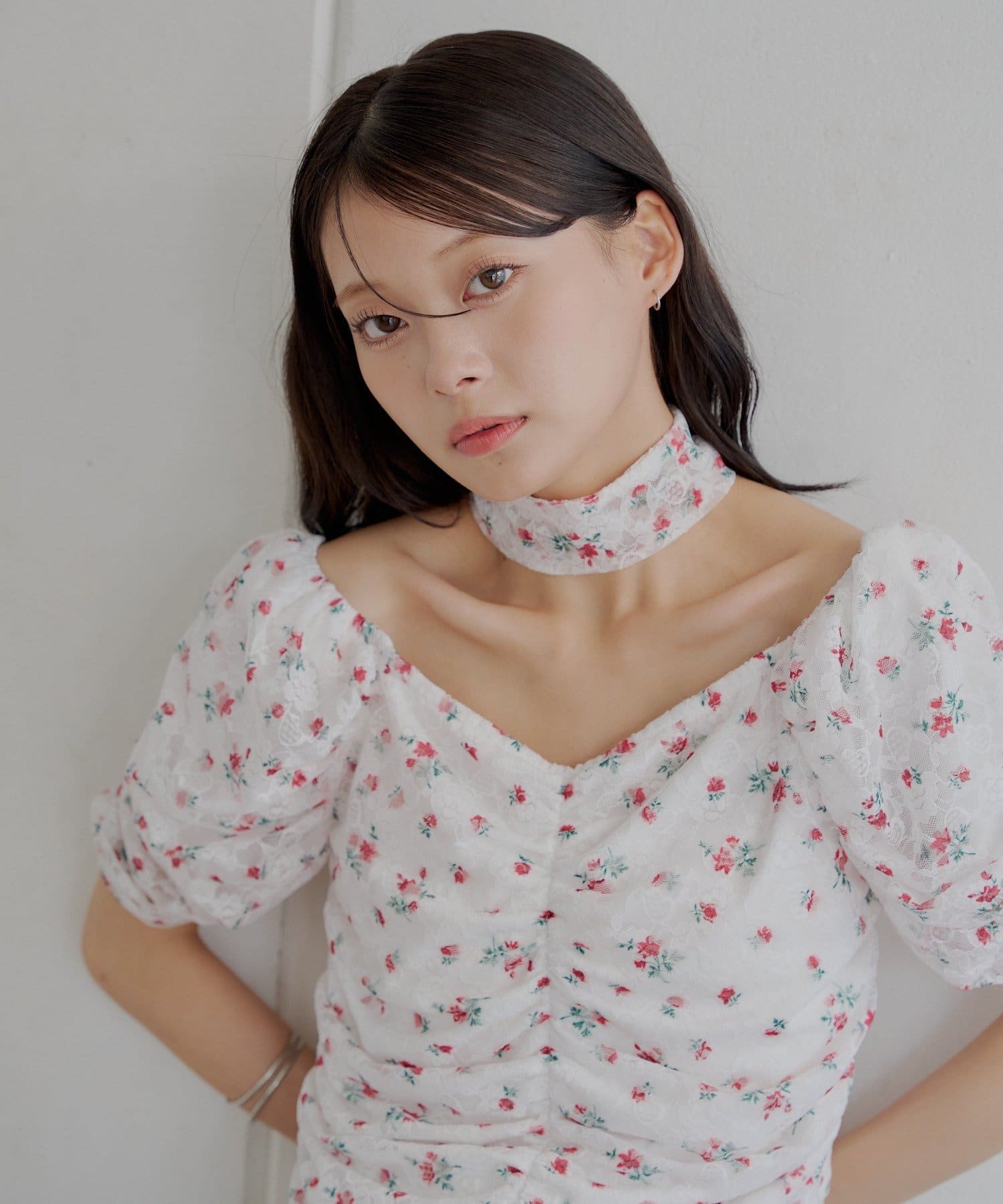 チコ花 Chico tシャツ 「5色展開」フラワー刺繍チビT レディース