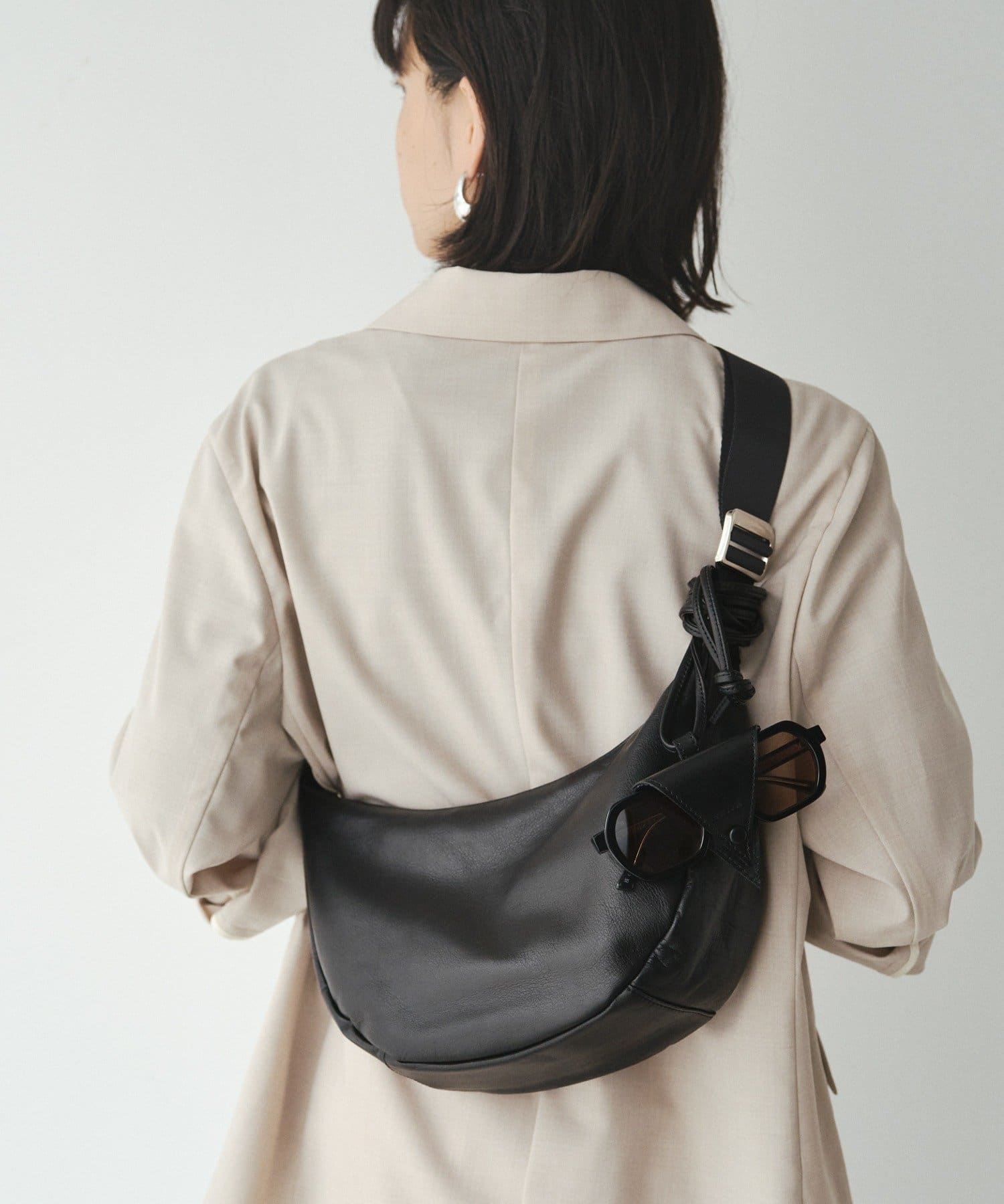 russet(ラシット) レザーメガネホルダー ネックストラップ付き