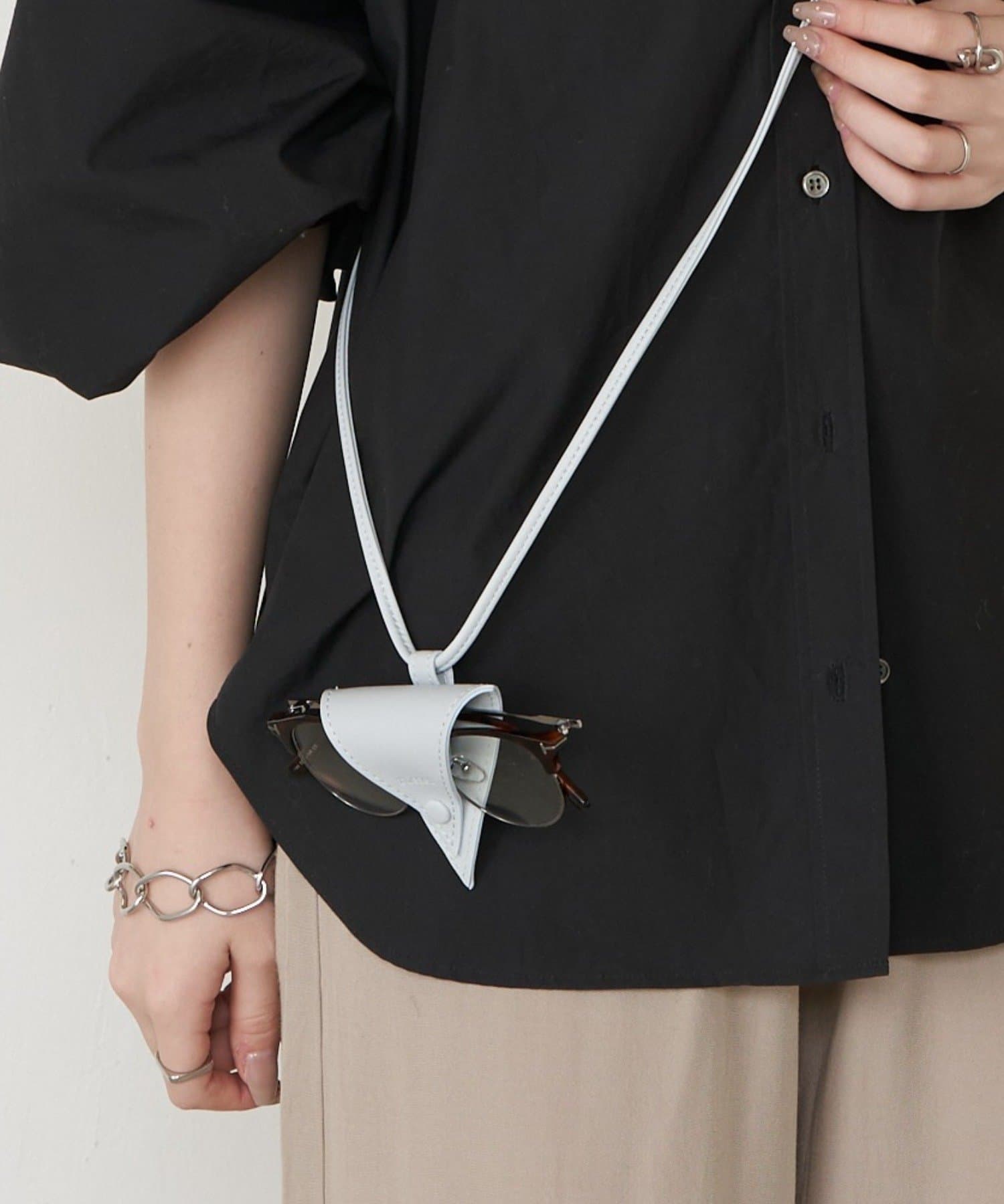 russet(ラシット) レザーメガネホルダー