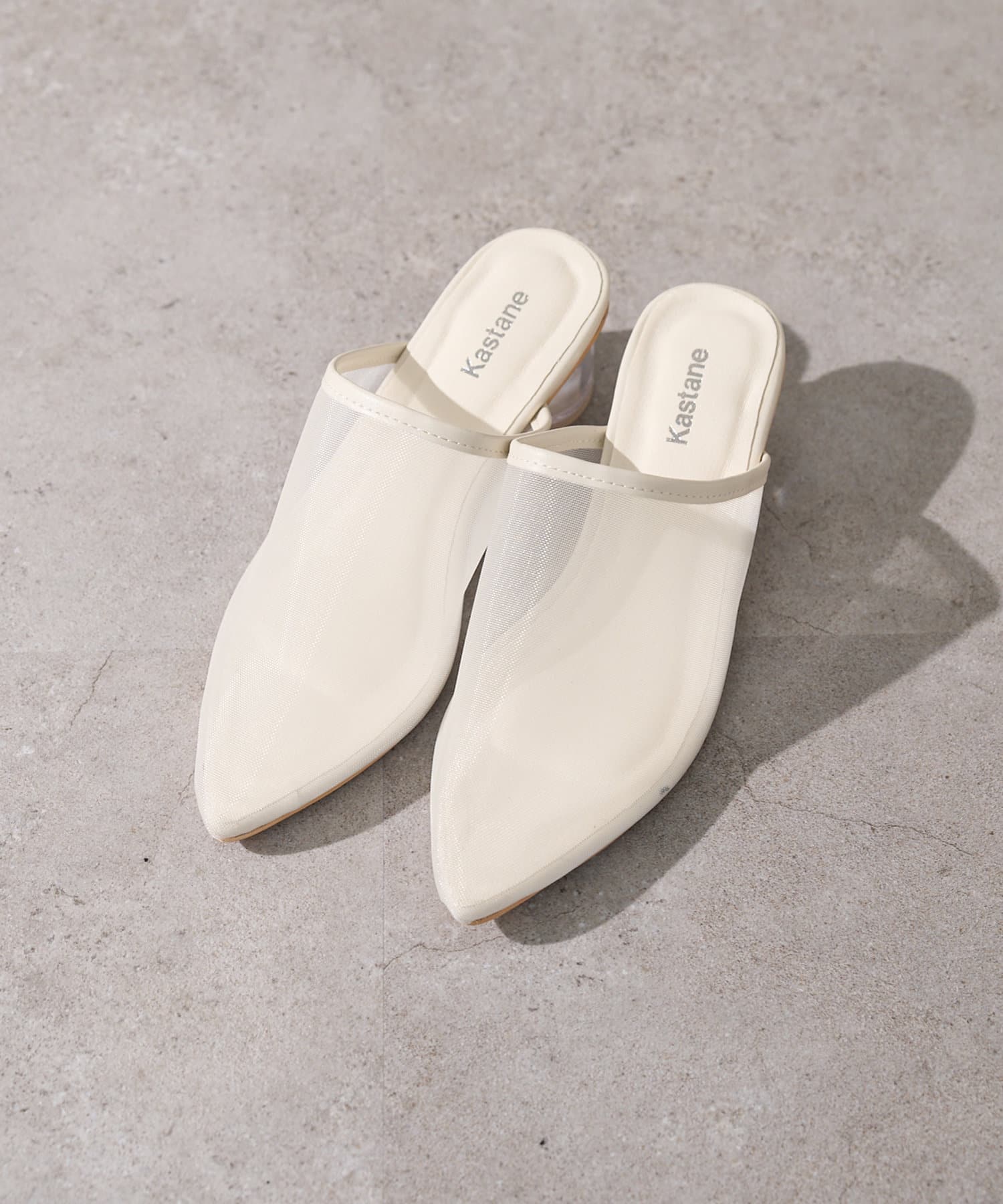 OUTLET(アウトレット) 【Kastane】メッシュミュールサンダル