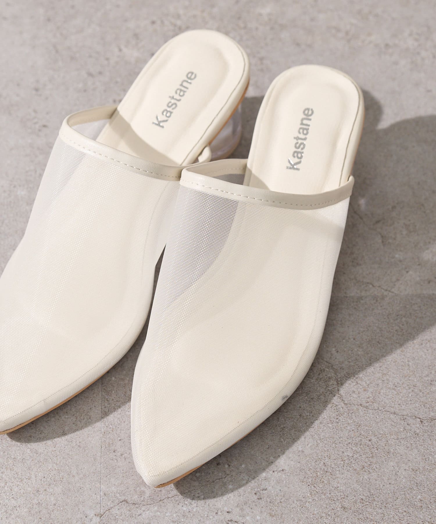 OUTLET(アウトレット) 【Kastane】メッシュミュールサンダル