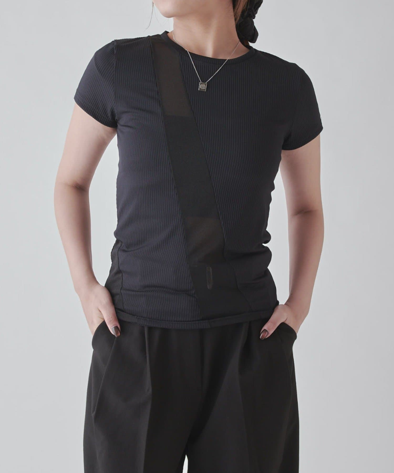 OUTLET(アウトレット) 【Lui's】カットアウトリブトップス