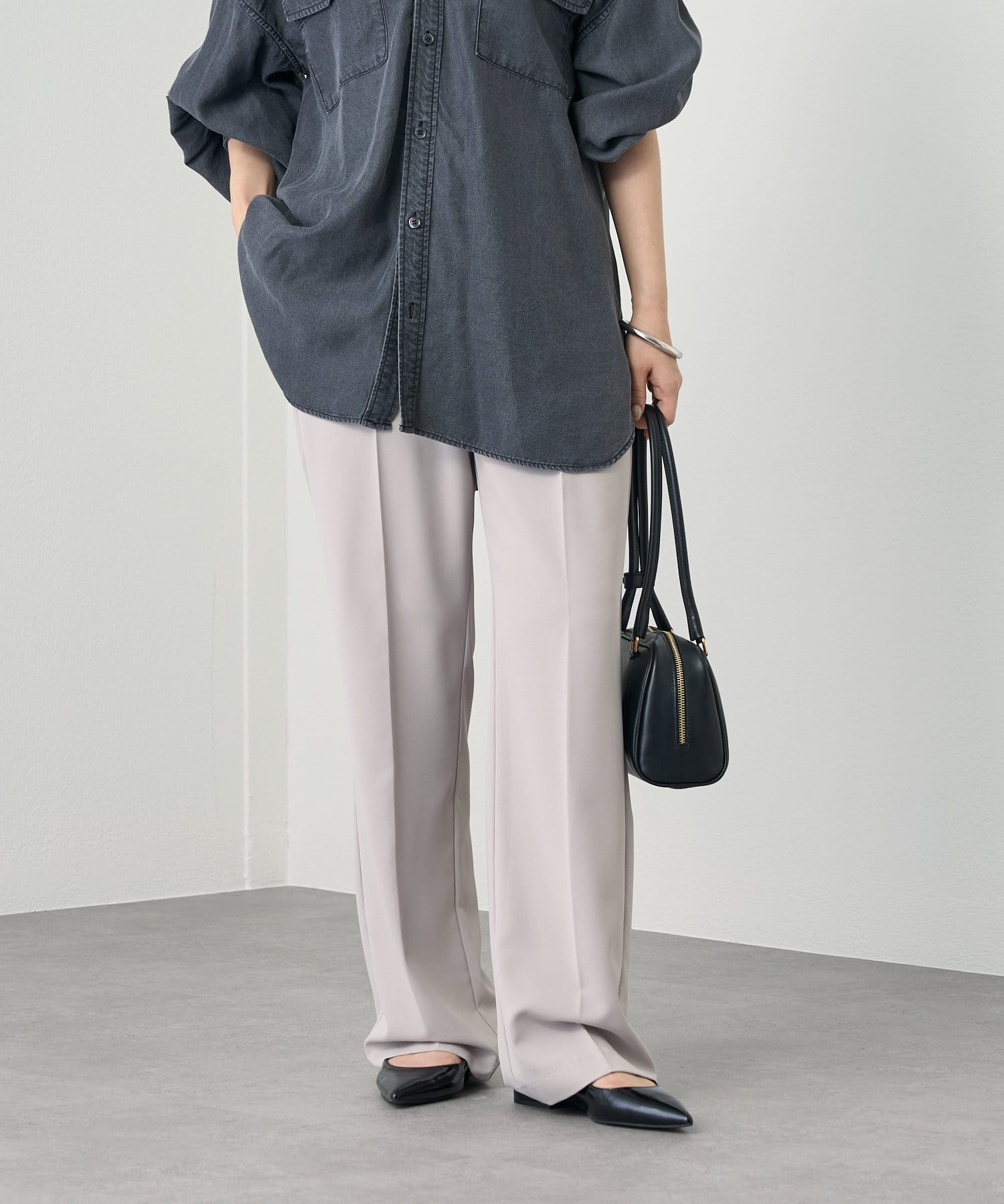 OUTLET(アウトレット) 【Loungedress】ストレートパンツ