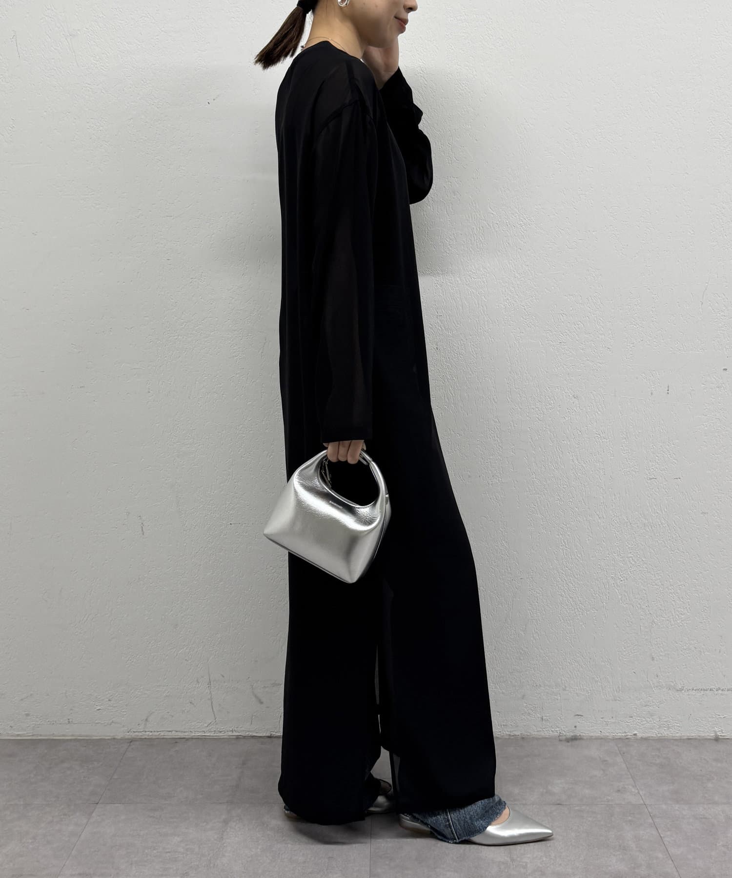 OUTLET(アウトレット) 【Loungedress】シフォンワンピース