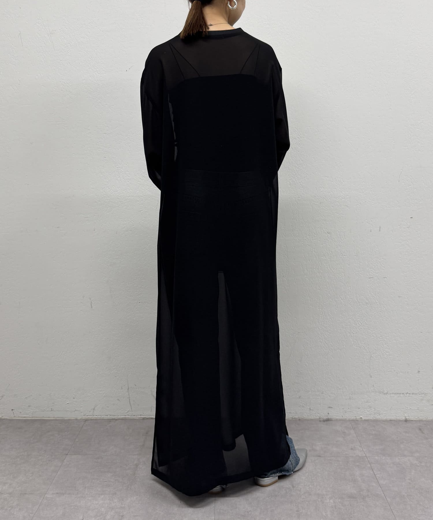 OUTLET(アウトレット) 【Loungedress】シフォンワンピース