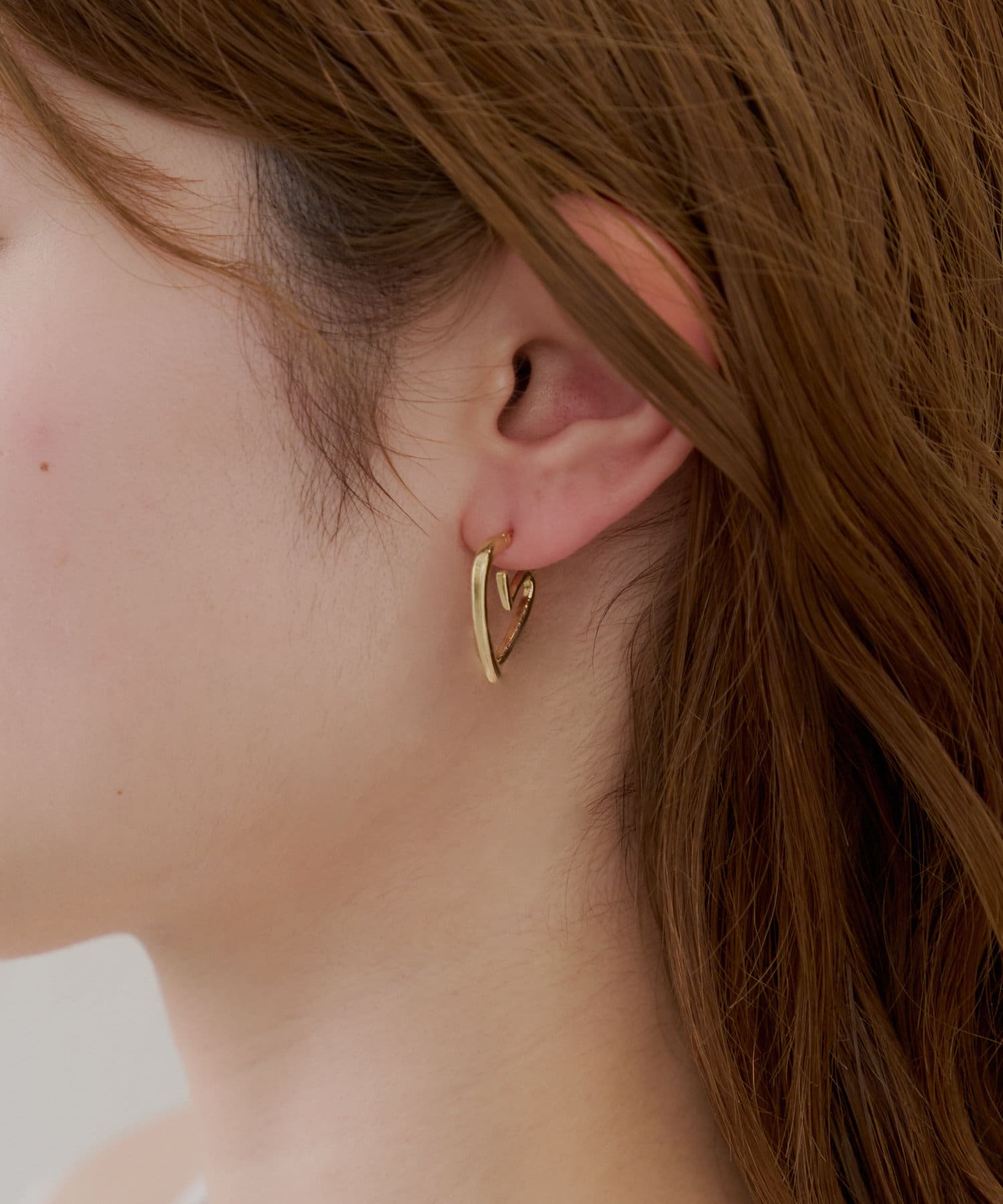 OUTLET(アウトレット) 【Chico】ニュアンスハートピアス