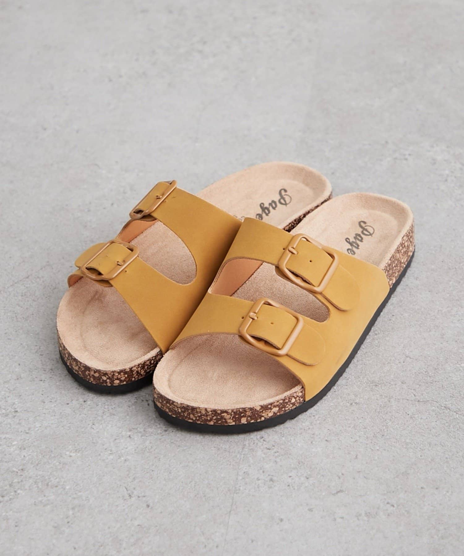 NICE CLAUP / OLIVE des OLIVE OUTLET(ナイスクラップ  / オリーブ デ オリーブ アウトレット) 【RMAF】2バンドベルトサンダル