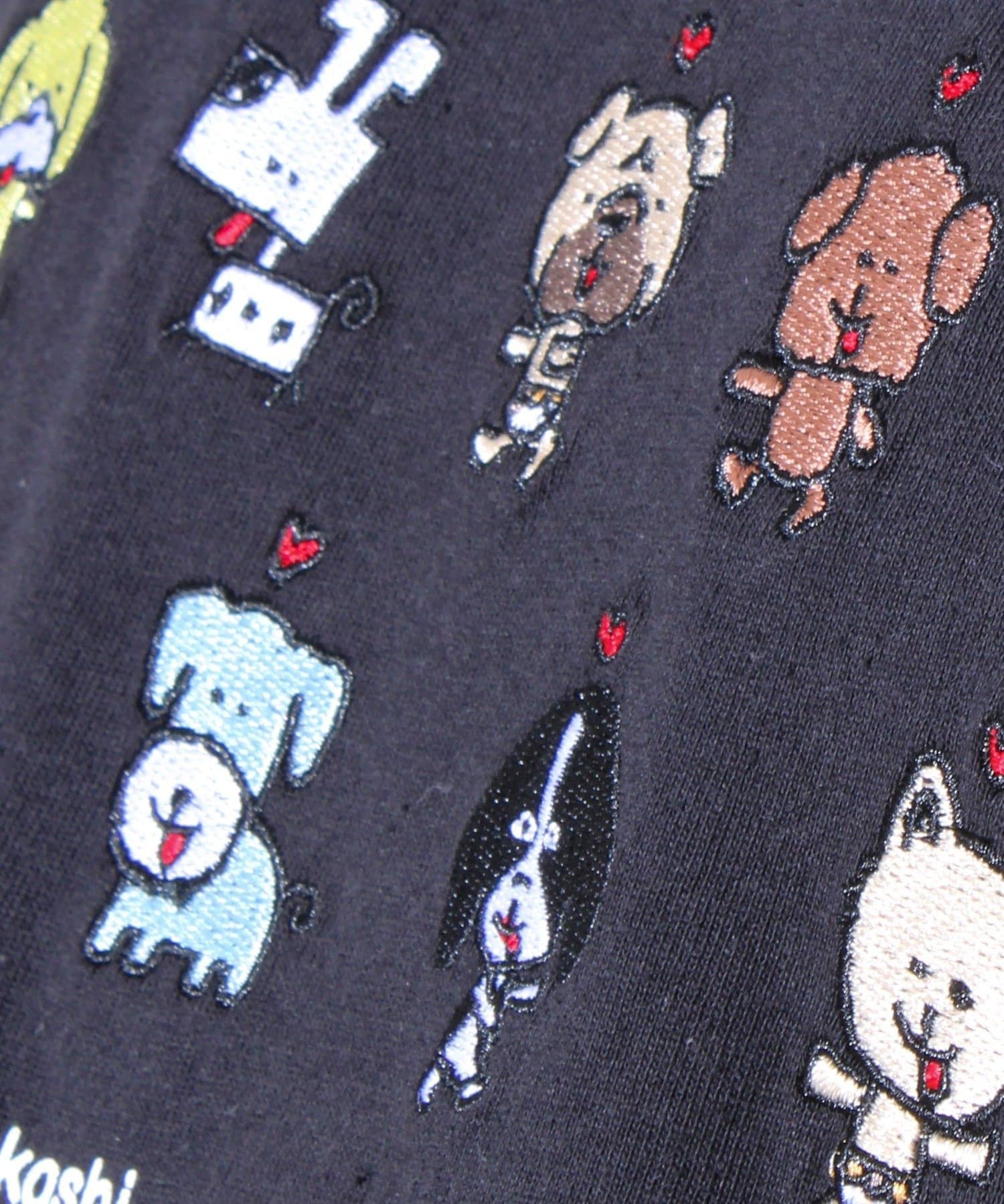 FREDY & GLOSTER(フレディ アンド グロスター) 【tuu/トゥー】おさんぽいこー。キャラ集合 フロント刺繍プリントTシャツ