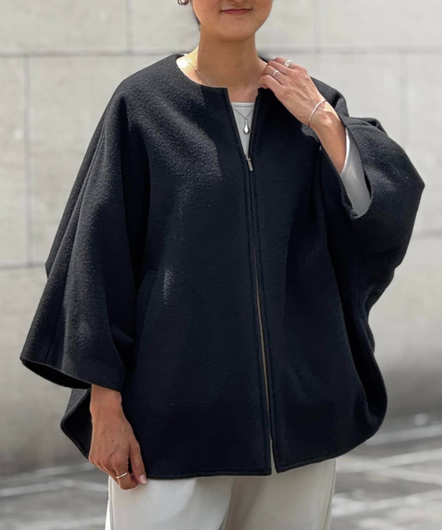 美しい ウールポンチョコート | BEARDSLEY(ビアズリー)レディース | PAL ジャケット・アウター
