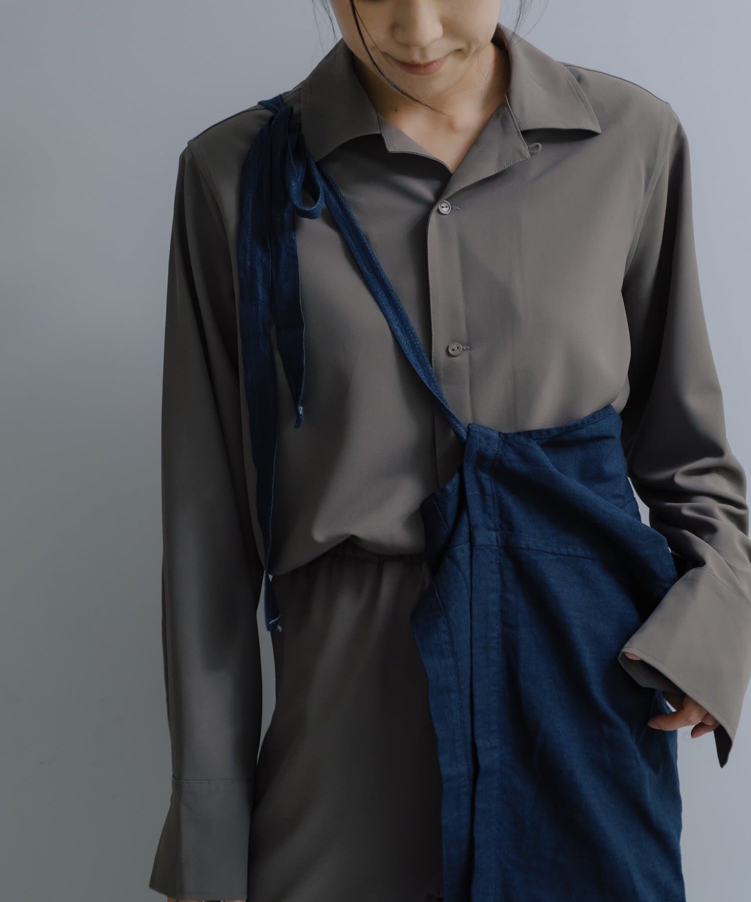Pasterip(パセリ) Cozy set up shirt