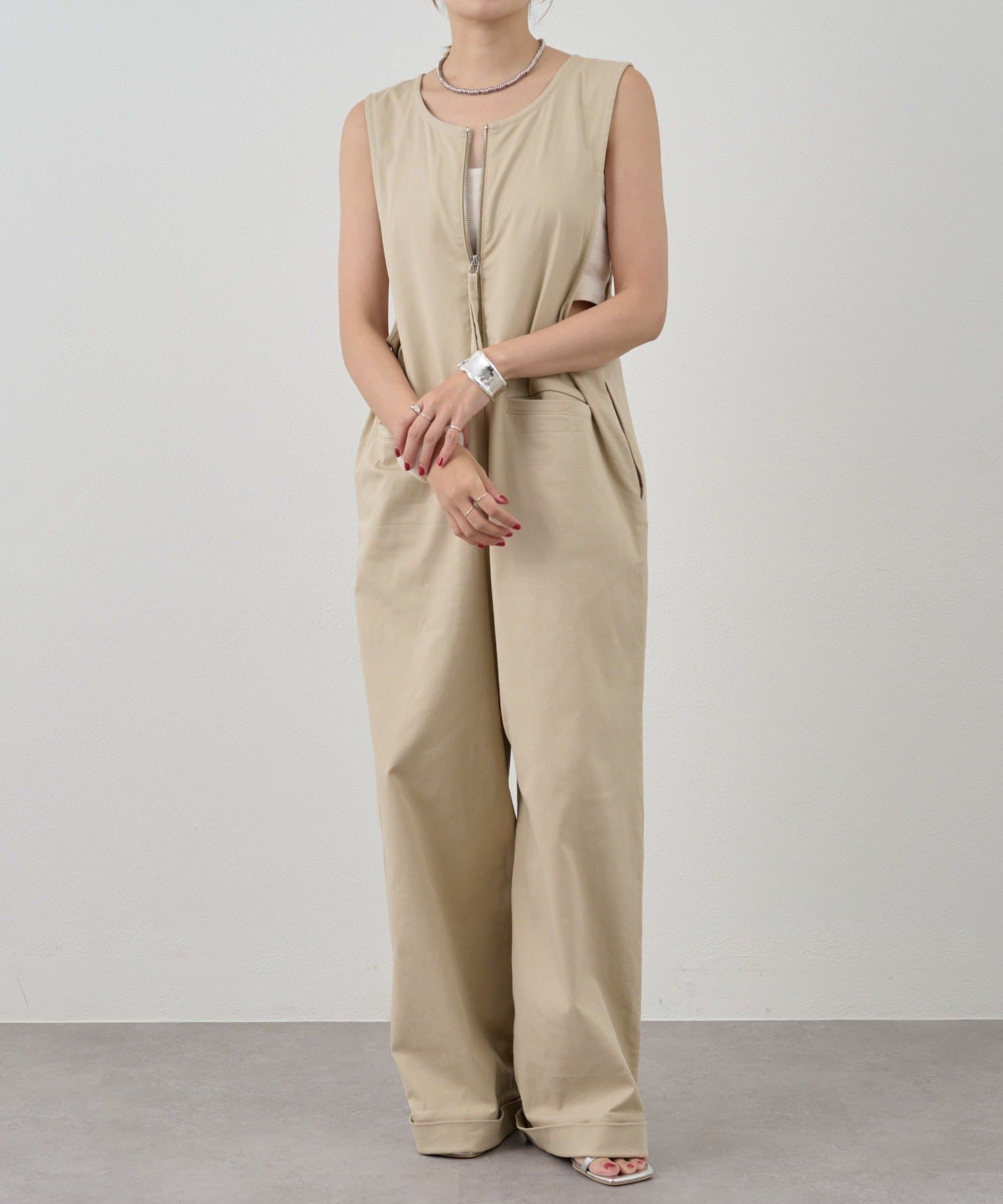 CHILDWOMAN カットレースノースリーブオールインワン Ladies】ノースリーブオールインワン – 子供服通販の ever closet