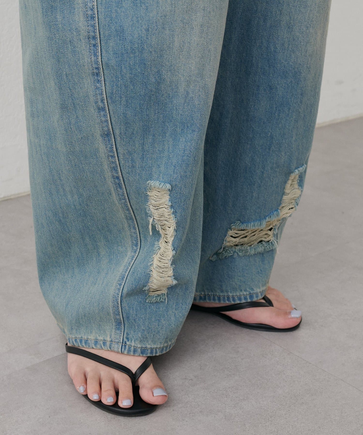 LARUTA(ラルータ) カーブクラッシュデニム