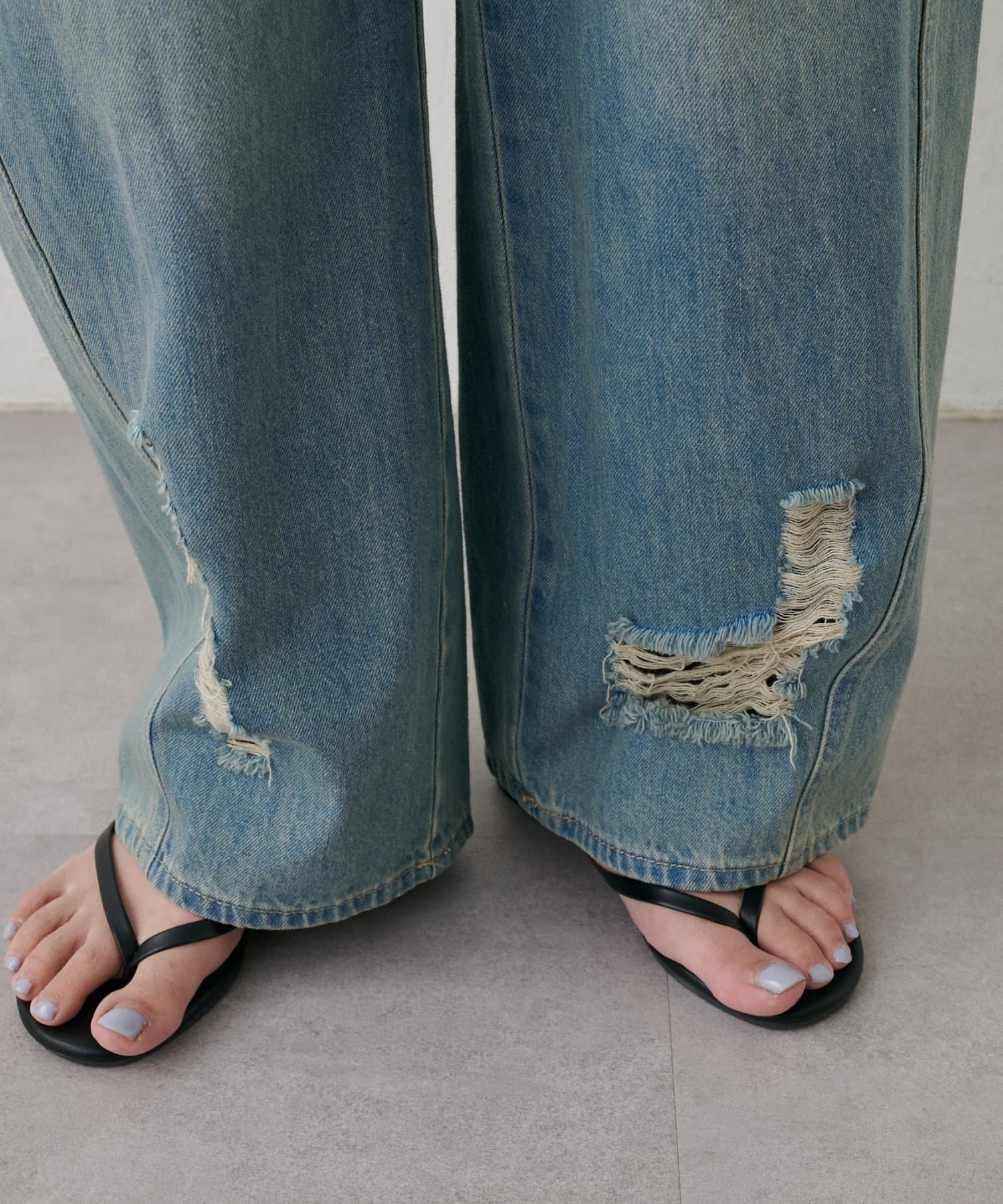 LARUTA(ラルータ) カーブクラッシュデニム