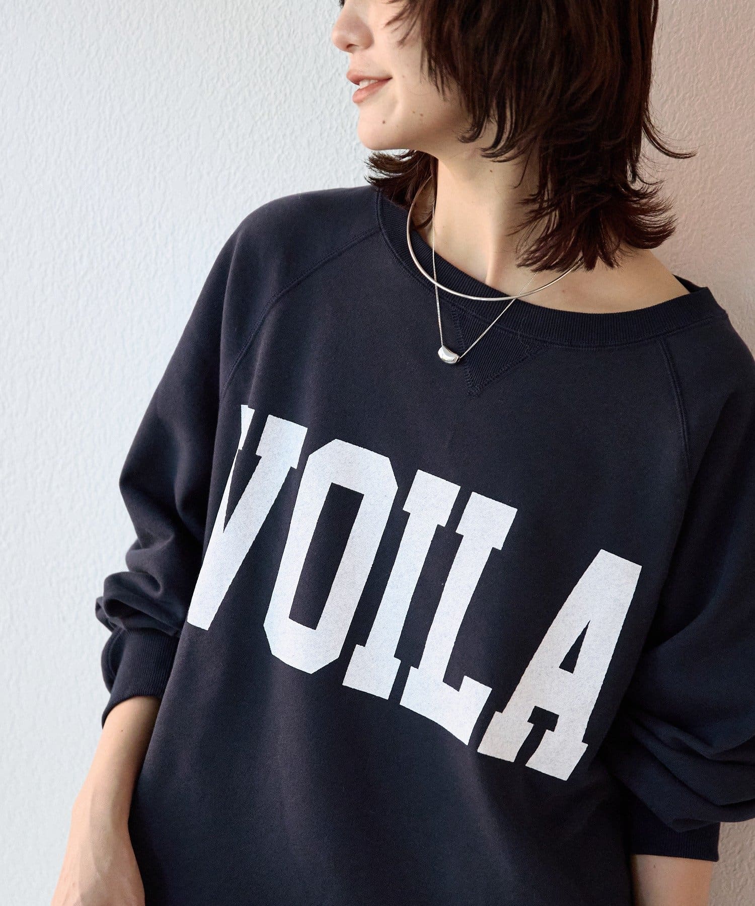 RIVE DROITE(リヴドロワ) 予約【新色追加/インフルエンサーYossshiiii企画】ワイドロゴカットオフスエット/1月上旬お届け予定