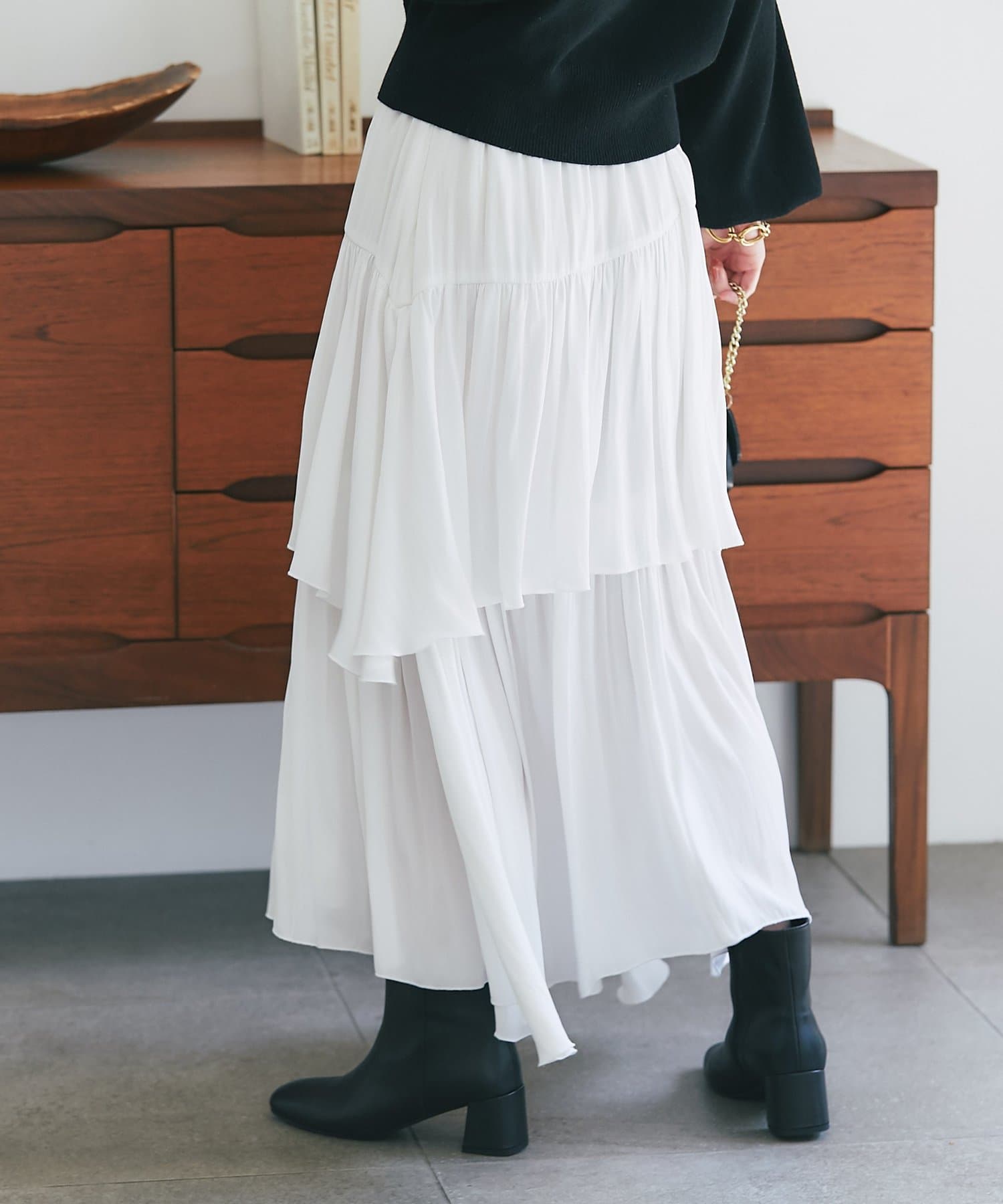 新作☆人気完売品！イレヘムティアードスカート　ラブティックボンボン La boutique Bonbon スカート 「新色追加！miki監修・3サイズ