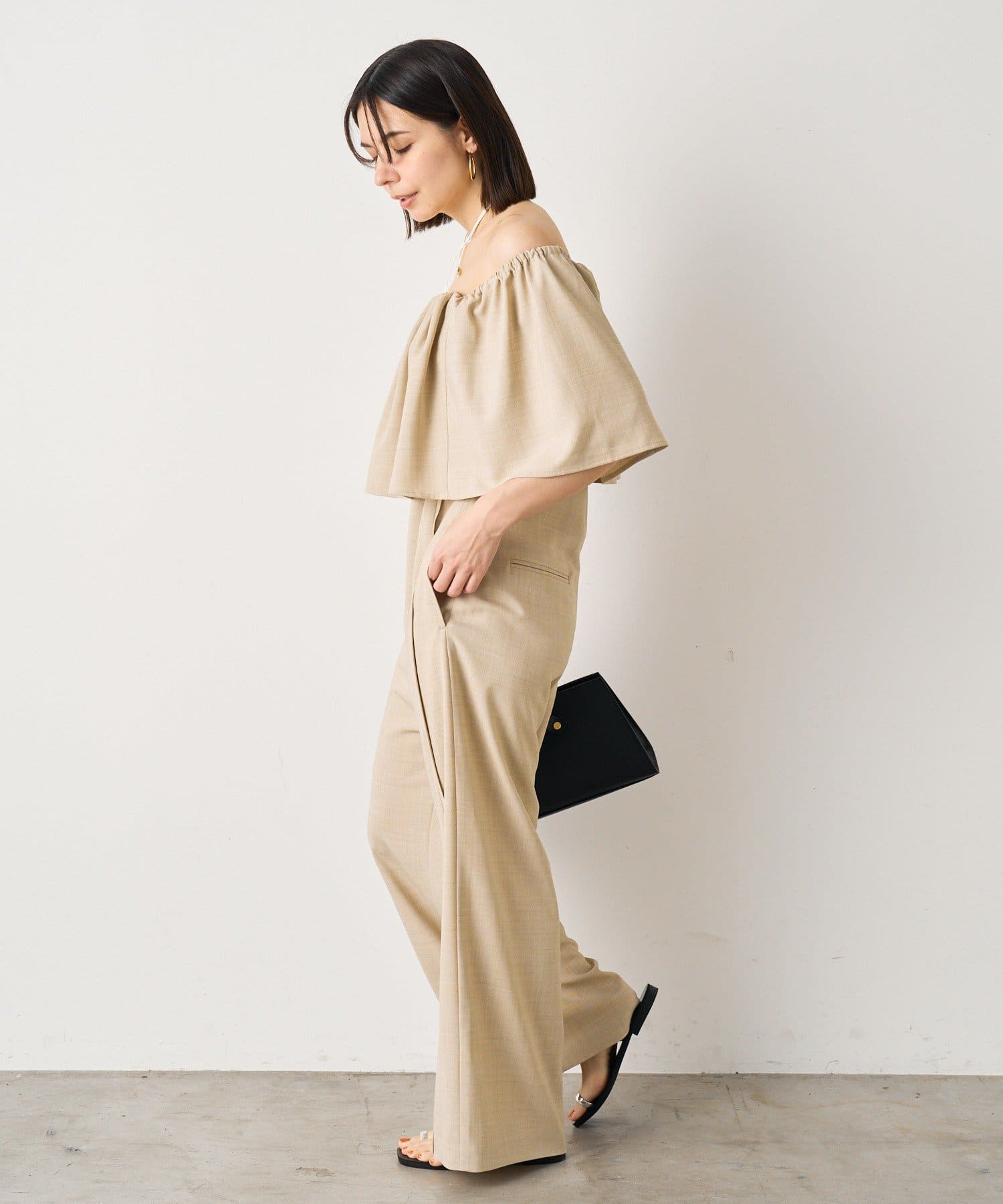 最高級 オフショルオールインワン | LOUNGEDRESS(ラウンジドレス ワンピース