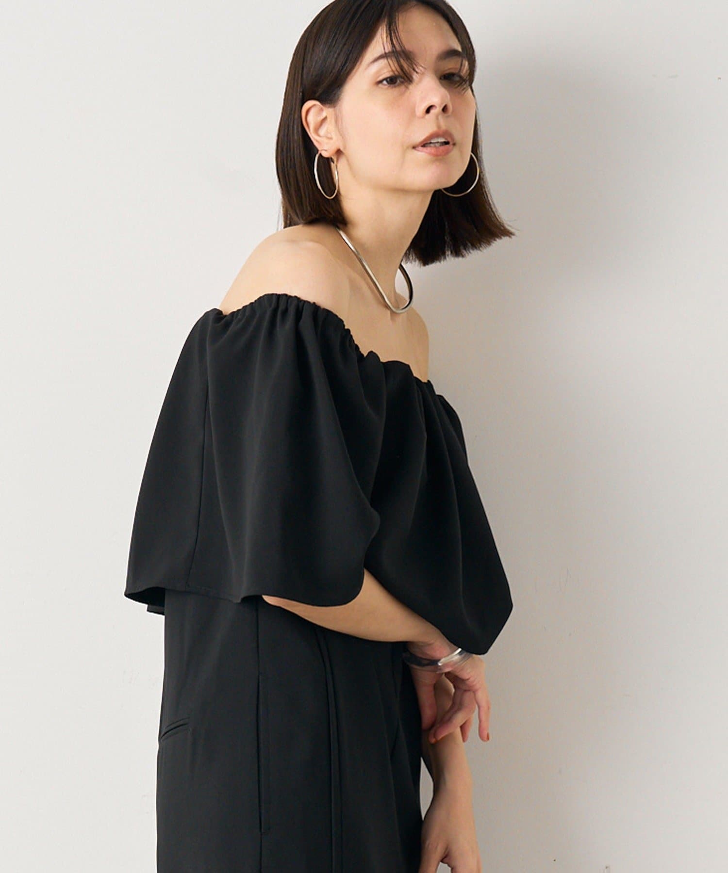LOUNGEDRESS(ラウンジドレス) オフショルオールインワン