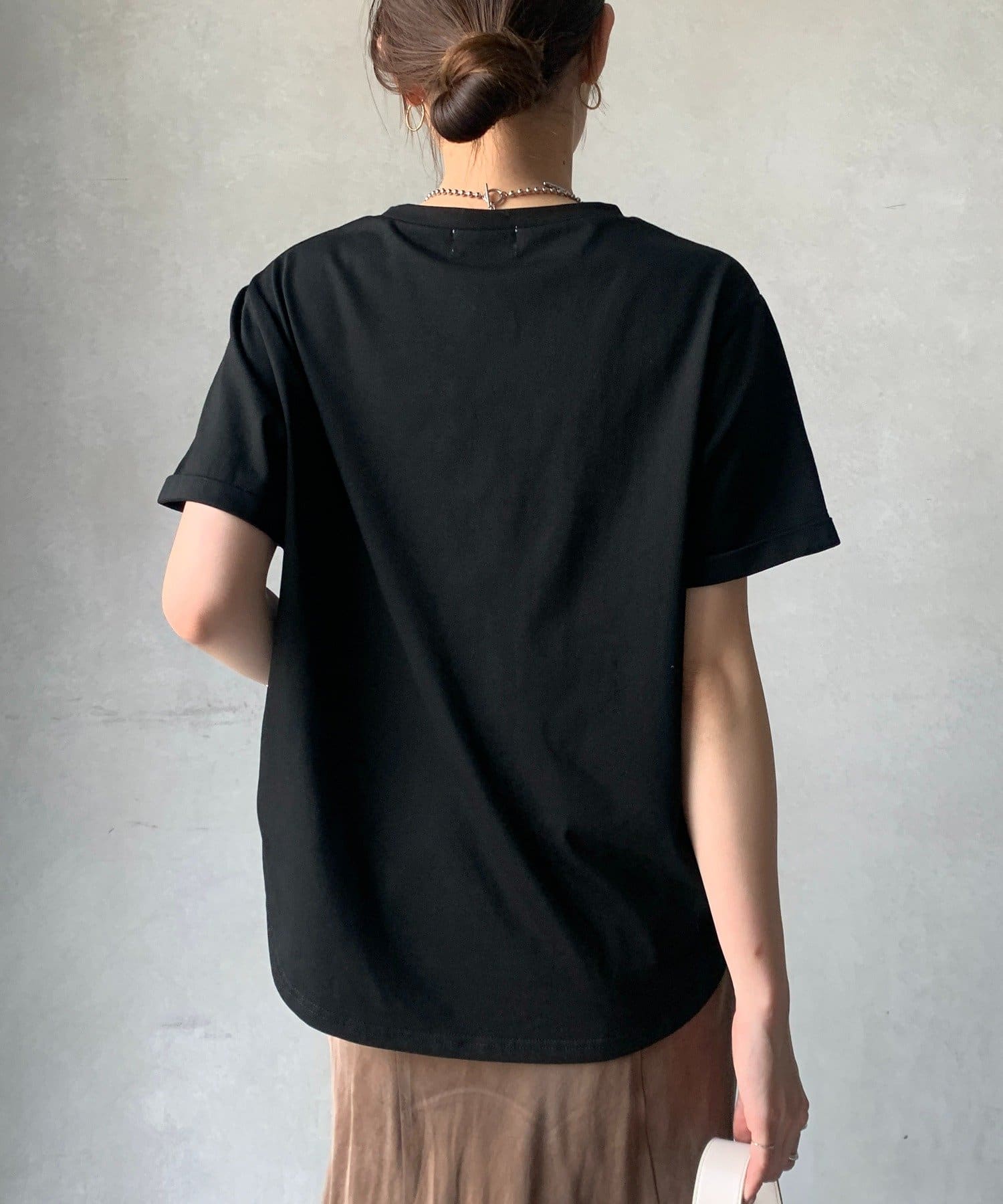 DOUDOU(ドゥドゥ) 【WEB限定】ハート刺繍TEE