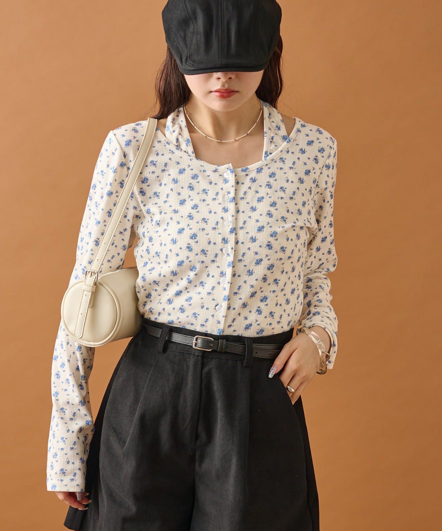 新品タグ付き 美品 LUITHEMIS ルイテミス 花柄 Tシャツ 9号 白 LOUIS VUITTON(ルイヴィトン) マルチロゴ モノグラム フラワー