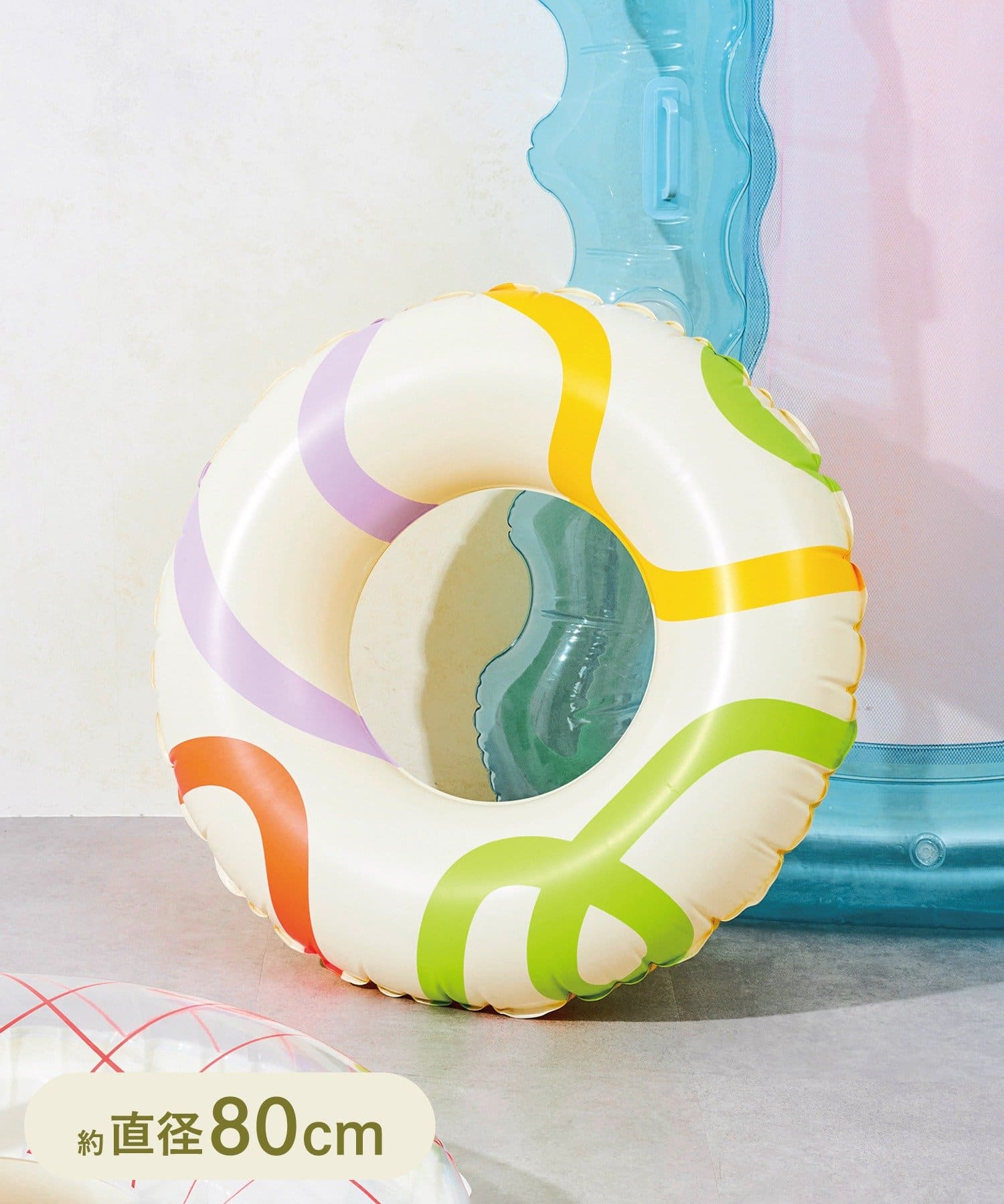 3COINS(スリーコインズ) 浮き輪：80cm