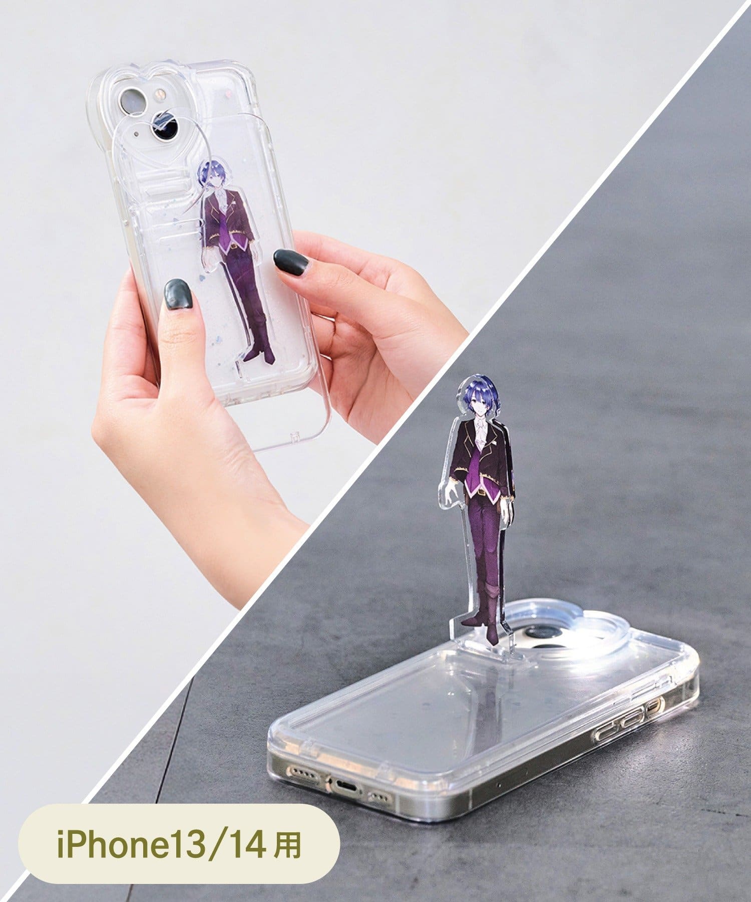 3COINS(スリーコインズ) アクスタスマホケース：iphone13/14／推し活