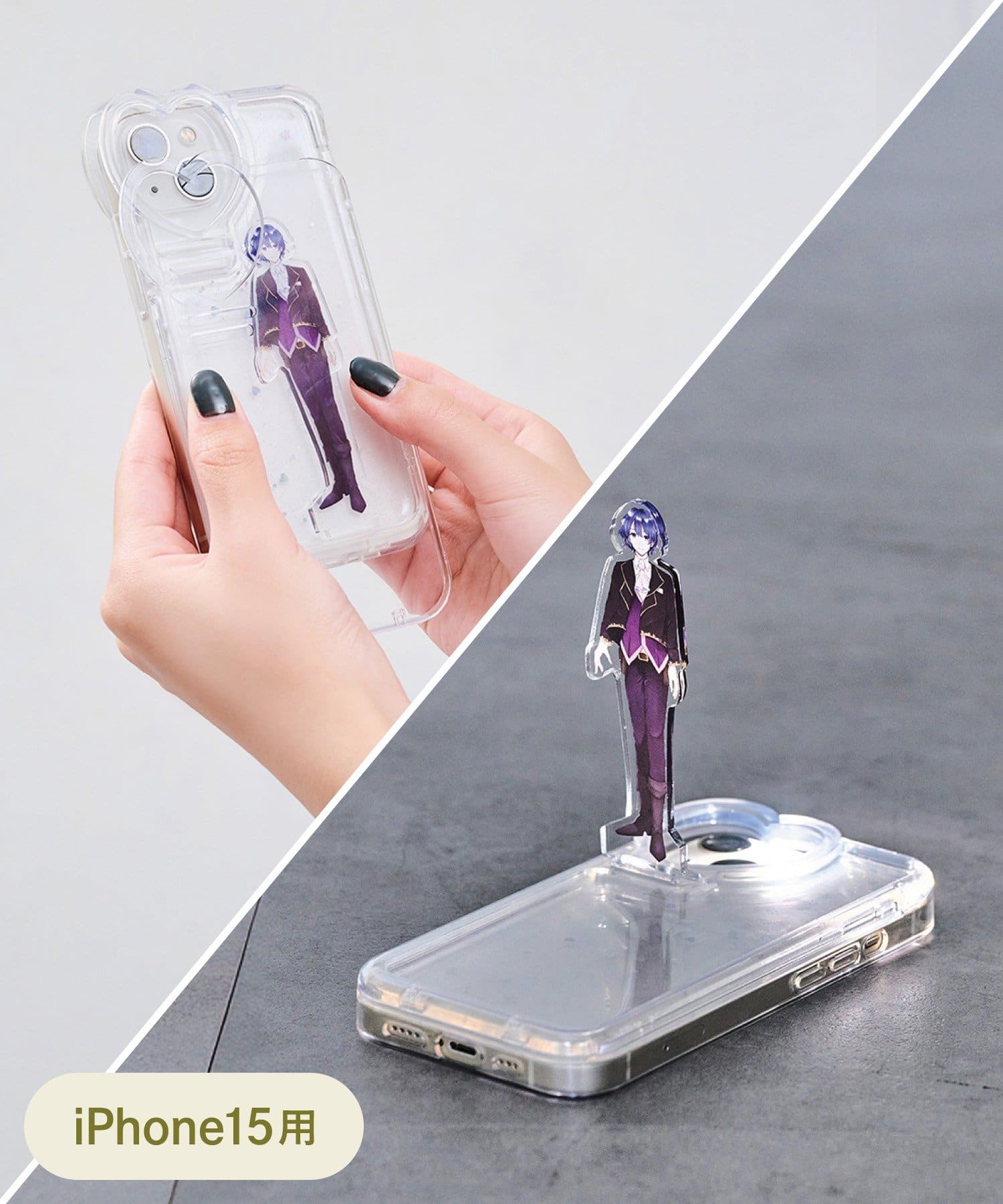 3COINS(スリーコインズ) アクスタスマホケース：iphone15／推し活