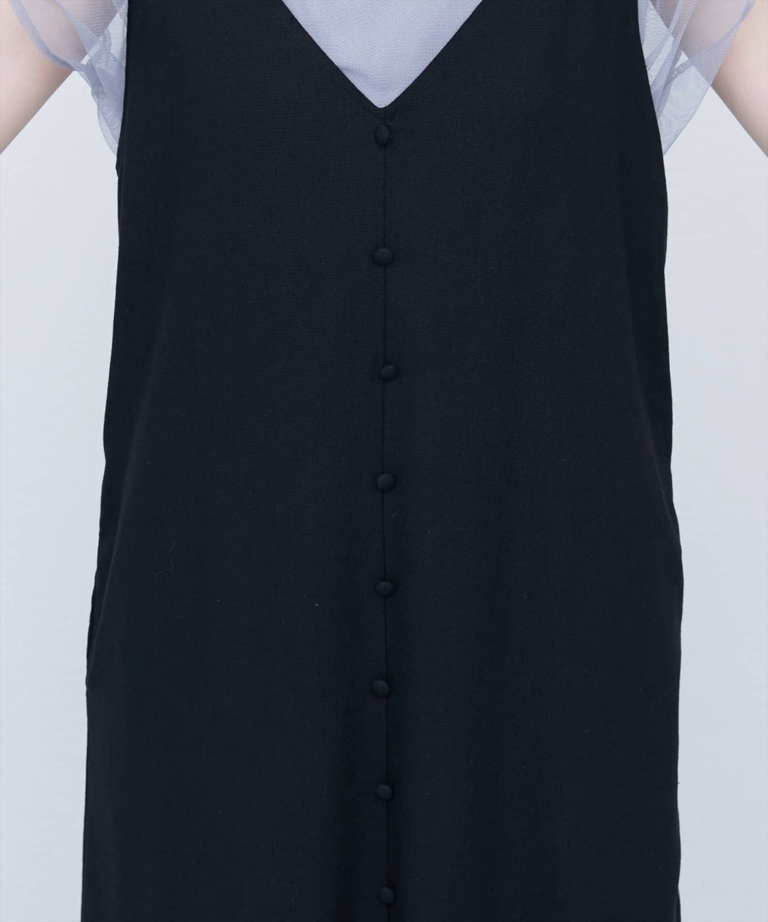 natural couture(ナチュラルクチュール) 【WEB限定】前後2WAYフレアヘムキャミワンピース