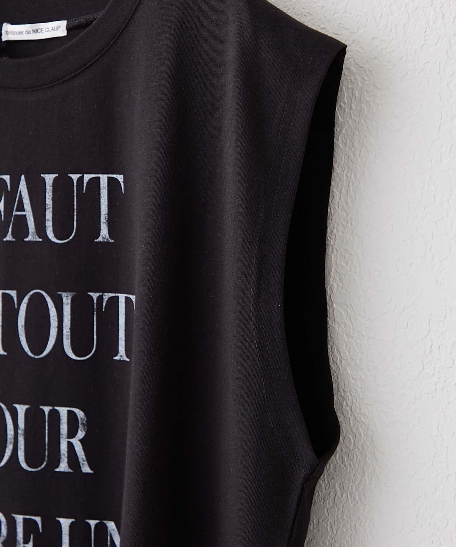 NICE CLAUP / OLIVE des OLIVE OUTLET(ナイスクラップ  / オリーブ デ オリーブ アウトレット) 【RMAF】フレンチプリントTシャツ