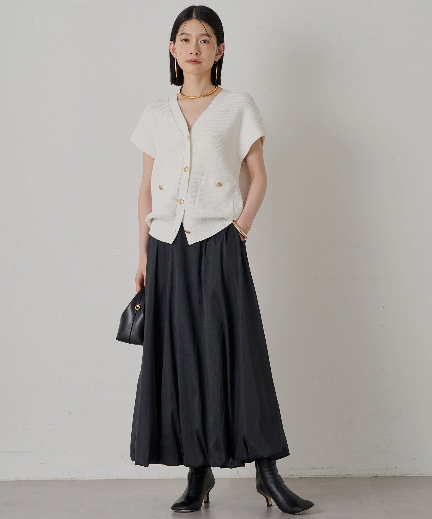 LOUNGEDRESS ニットコート LOUNGEDRESS（ラウンジドレス）の「接結ニットコート（ノー