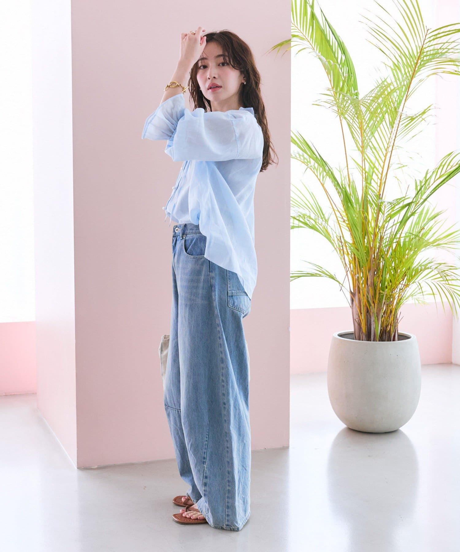 セール】ワイドデニム（デニムパンツ）｜La boutique BonBon