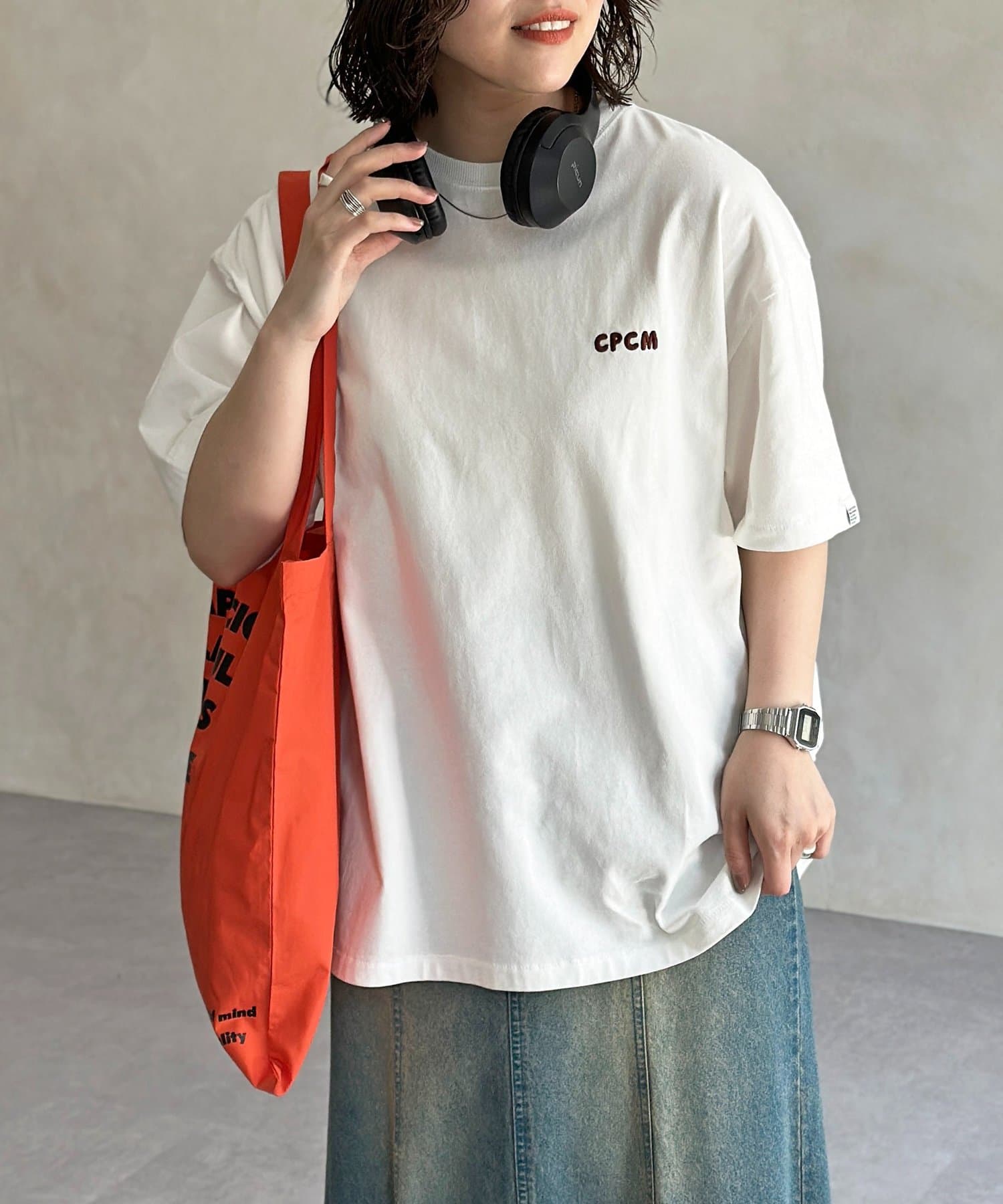 CPCM(シーピーシーエム) CPCM1ポイント刺繍T