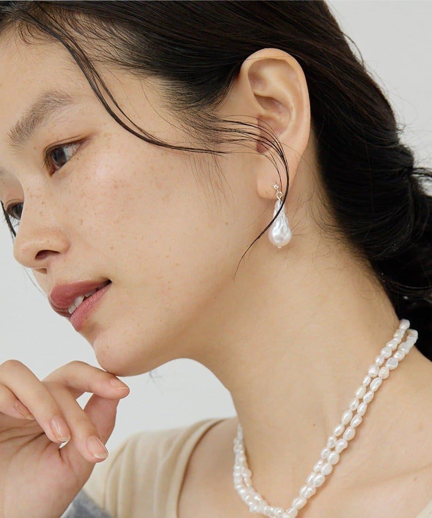 一点物✧オイスターパールピアス✧silver925 8/2(土) 販売開始!】【25th記念アイテム】【2.718】オイスター